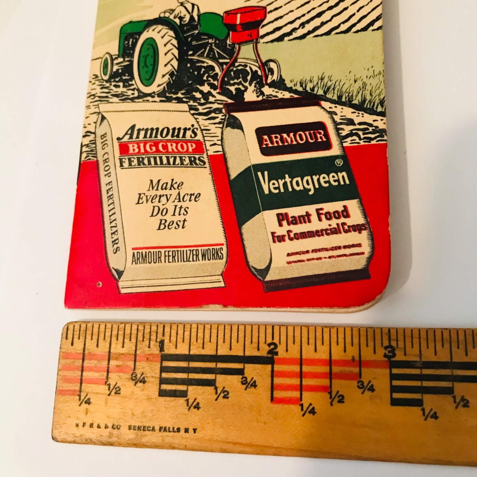 1952-1953 Armour’s Fertilizer & Vertagreen Plant Food Pocket Notebook Calendar