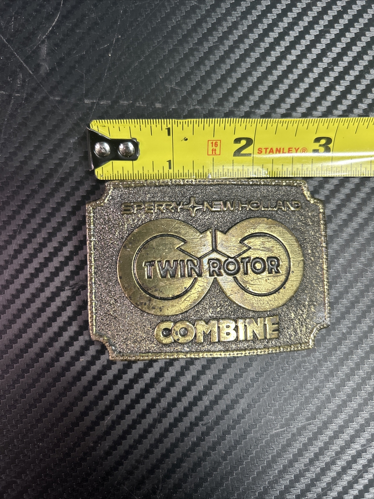 Vintage 1978 SPERRY NEW HOLLAND TWIN ROTOR COMBINE BELT BUCKLE Limited Edition