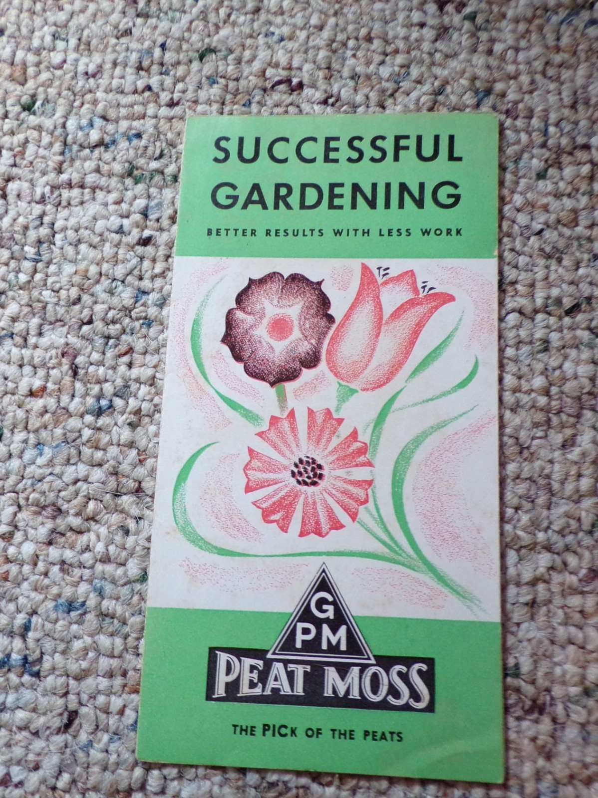 1939 Successful Gardening GPM Peat Moss Vntg Brochure Atkins & Durbrow New York