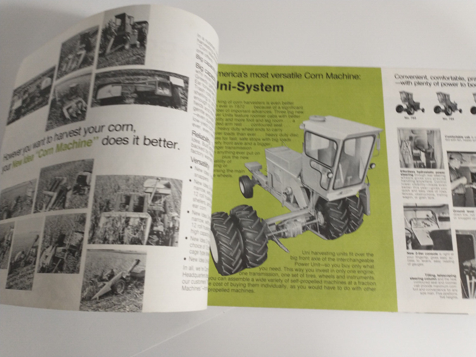 New Idea 1972 MACHINES Corn Heads Brochure 20 PAGE