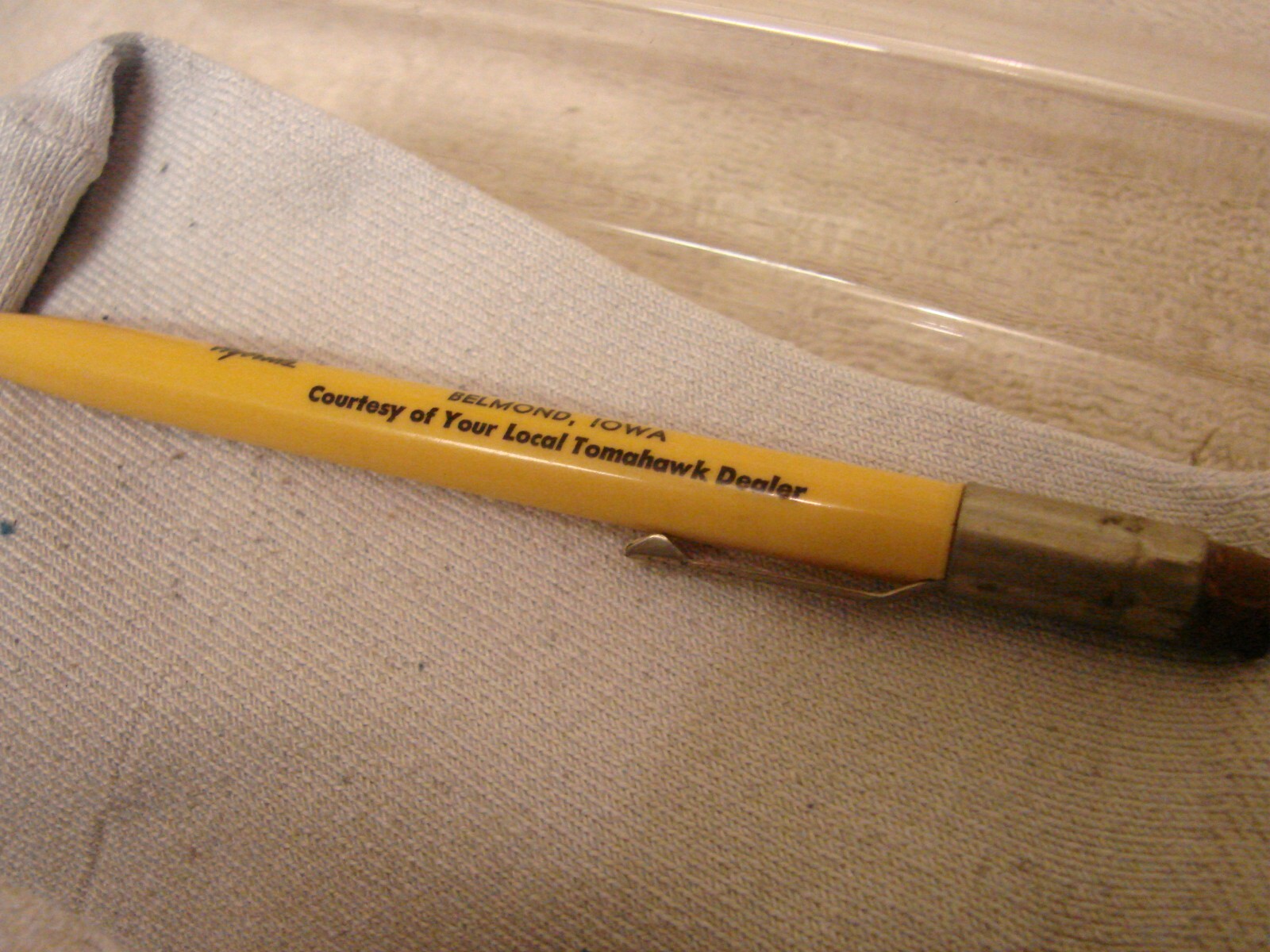 TOMAHAWK HYBRIDS BELMOND IOWA THOMPSON CORN CO. MECHANICAL PENCIL