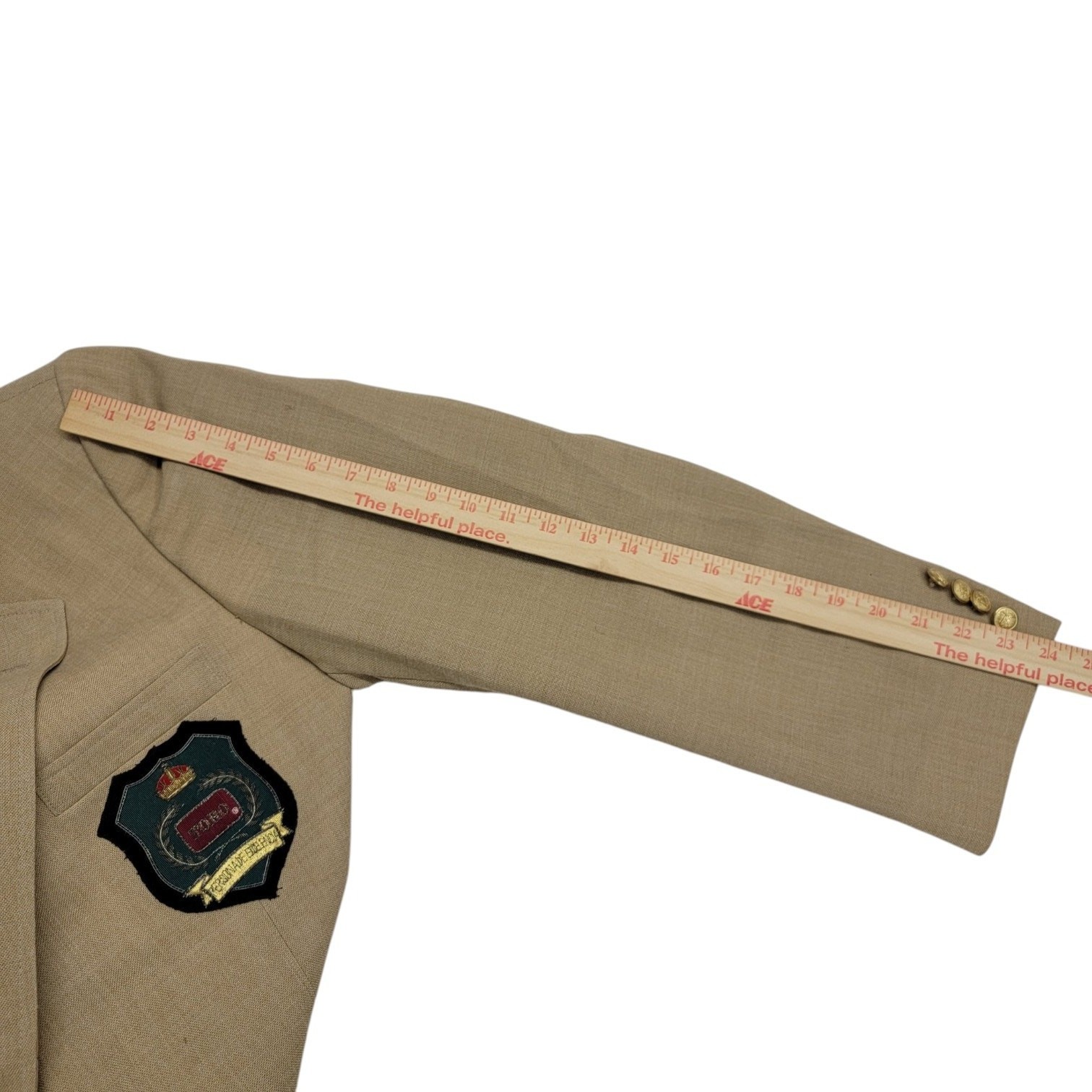 Vtg Toro Company Bullion Crest Blazer 42R Foursome Executive Award USA READ