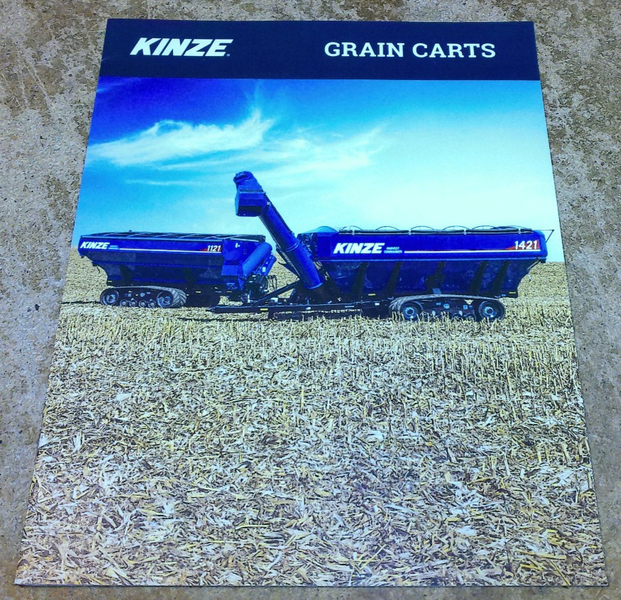 2023 kinze grain carts brochure new