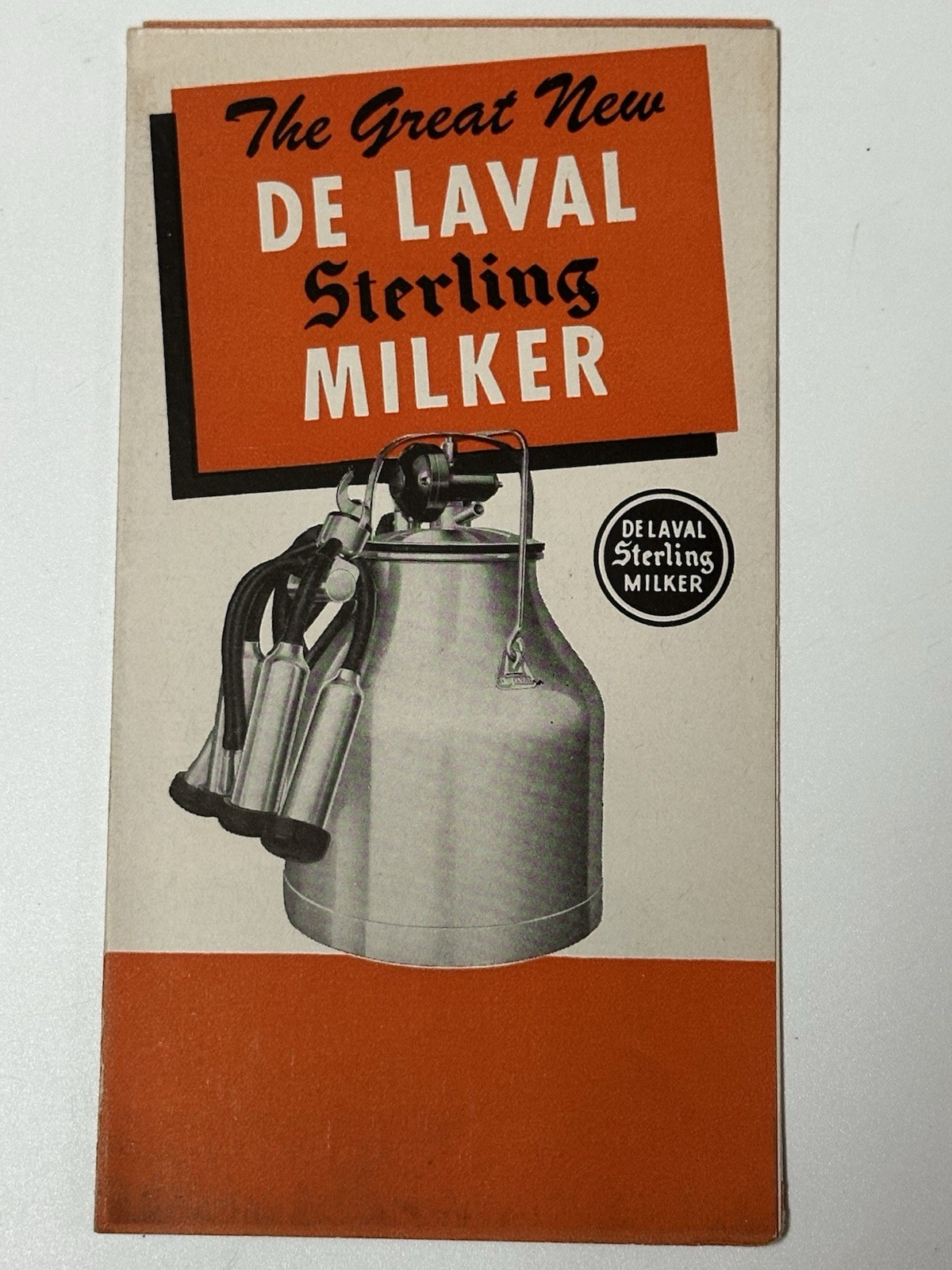 1950’s De Laval Dairy Milking Machine pamphlet (22A)
