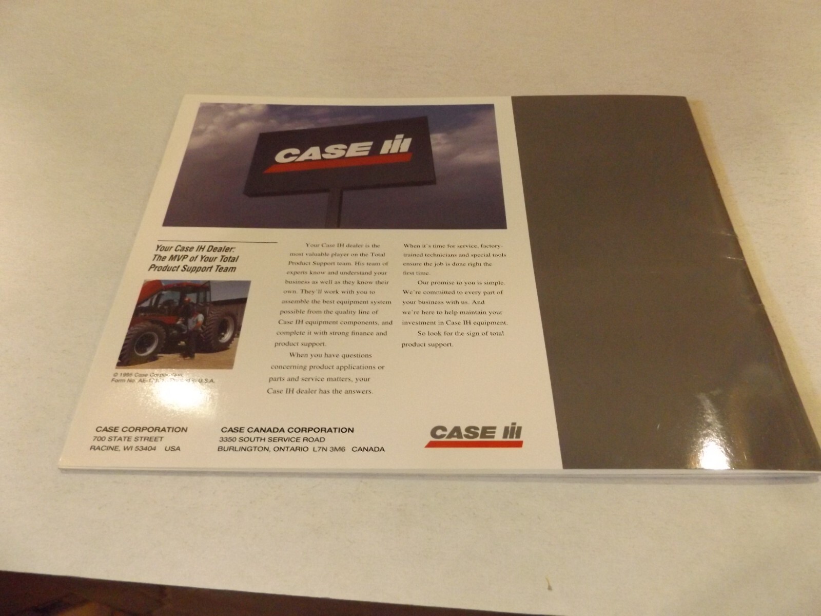 1996 CASE IH BUYER’S GUIDE , LIT # AE-166076