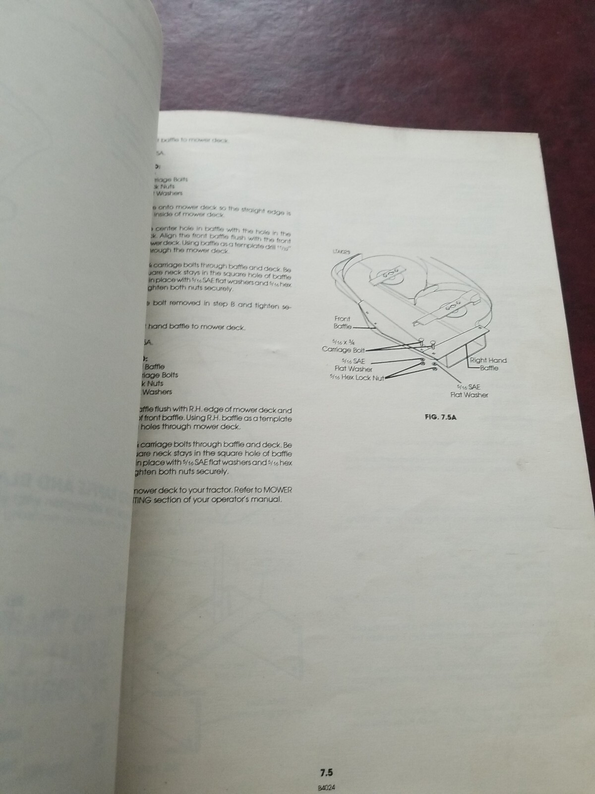 VINTAGE 1985 GILSON LAWN TRACTOR 38″ Grass Catcher Attachment Brochure