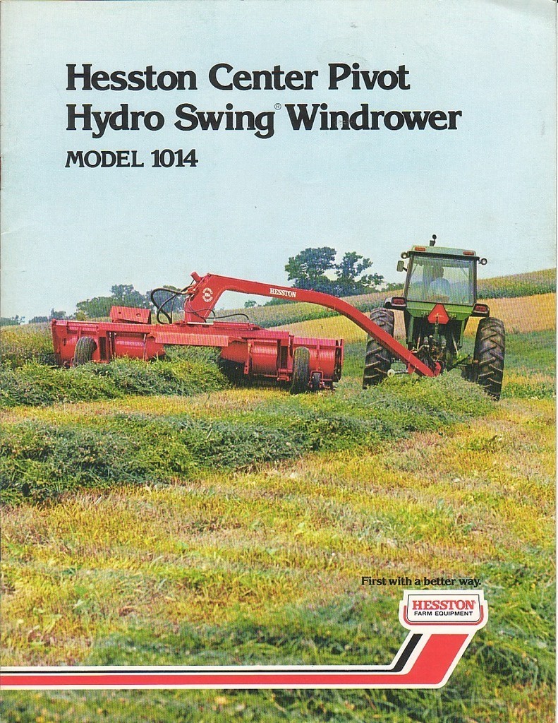 Farm Equipment Brochure – Hesston – 1014 – Windrower – 1974 (F1313)