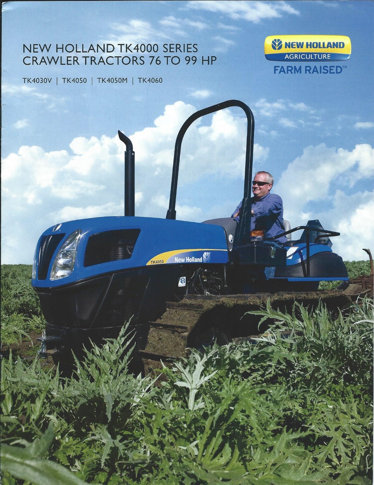 Farm Tractor Brochure – New Holland – TK4000 series – Crawler – 2011 (F5095)