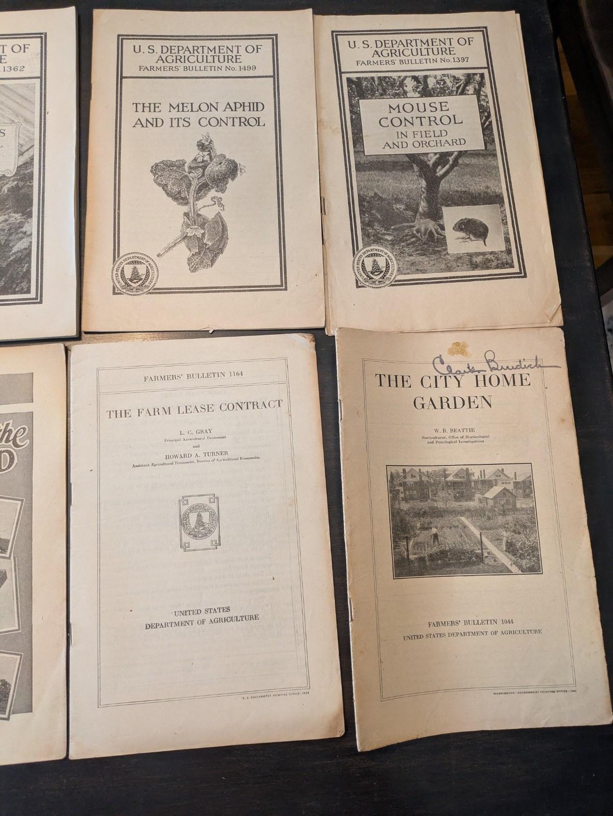 120 Antique US Dept. of Agriculture Farmers Bulletins, Leaflets, 1900-1950’s