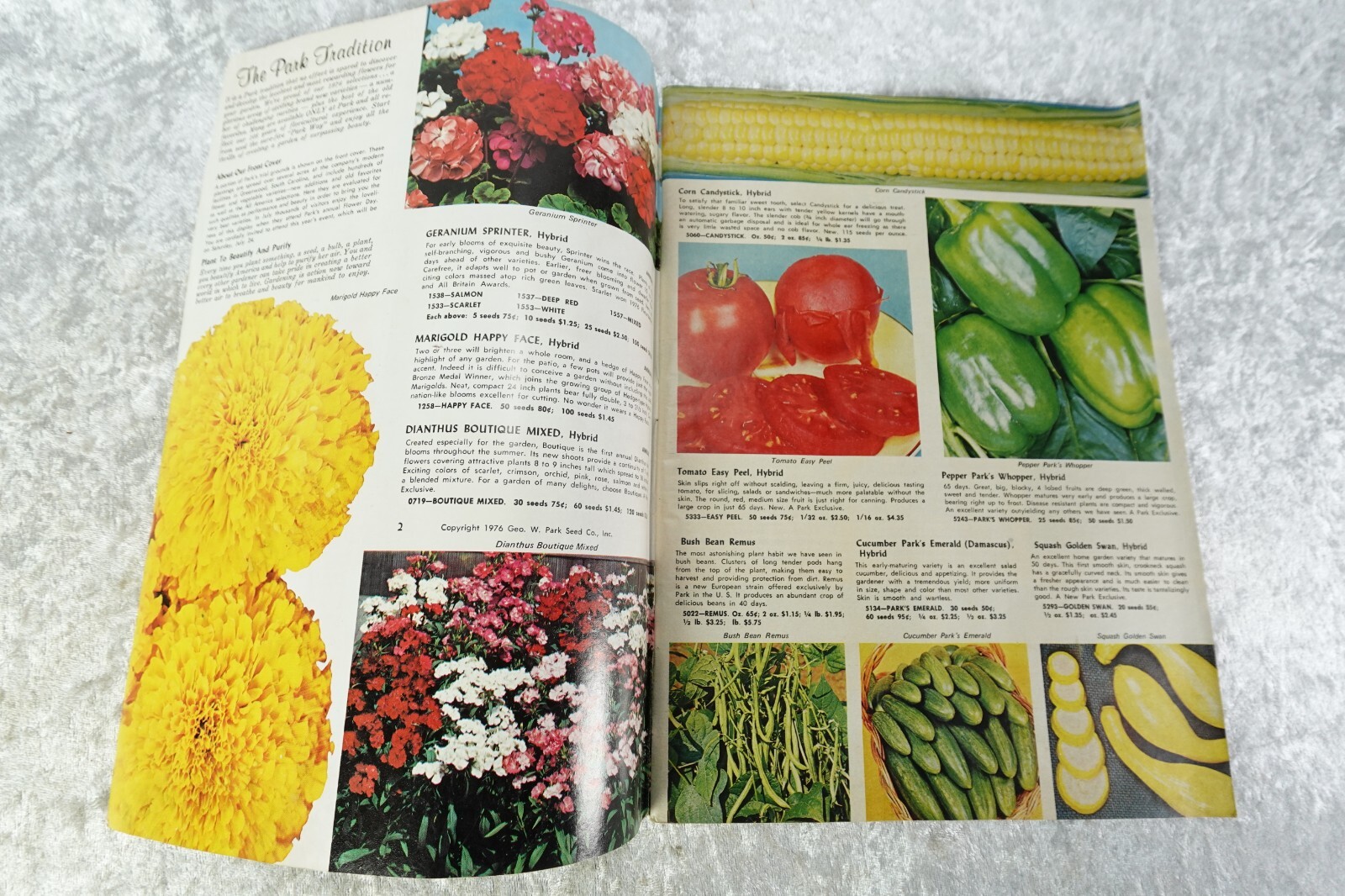 3 Vintage 1953, ’55 Vegetable Flower Gardener Handbooks Park Seed Catalog 1976