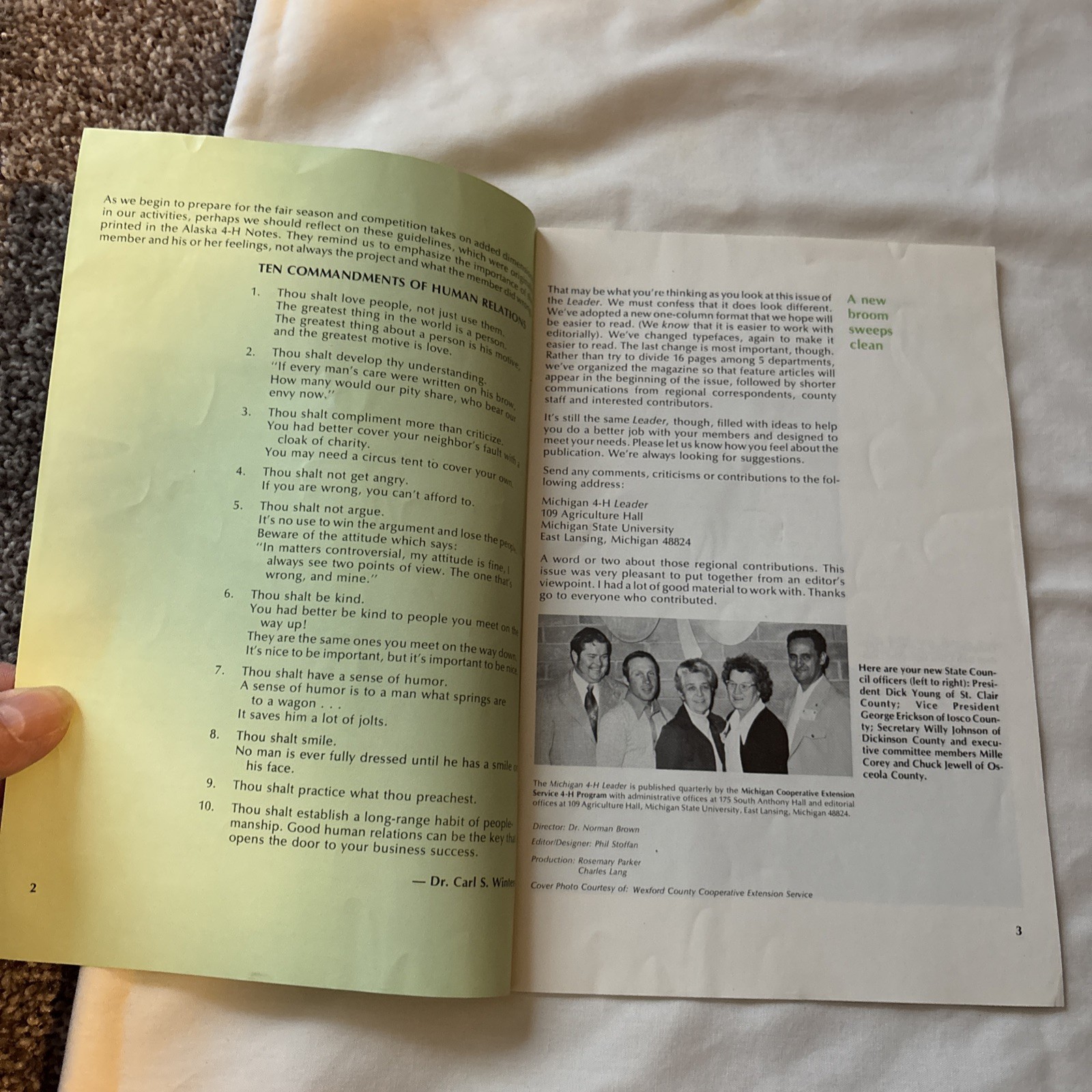 1975 Michigan 4-H Leaders’ Manual MSU Pamphlet Get Ready For Exploration