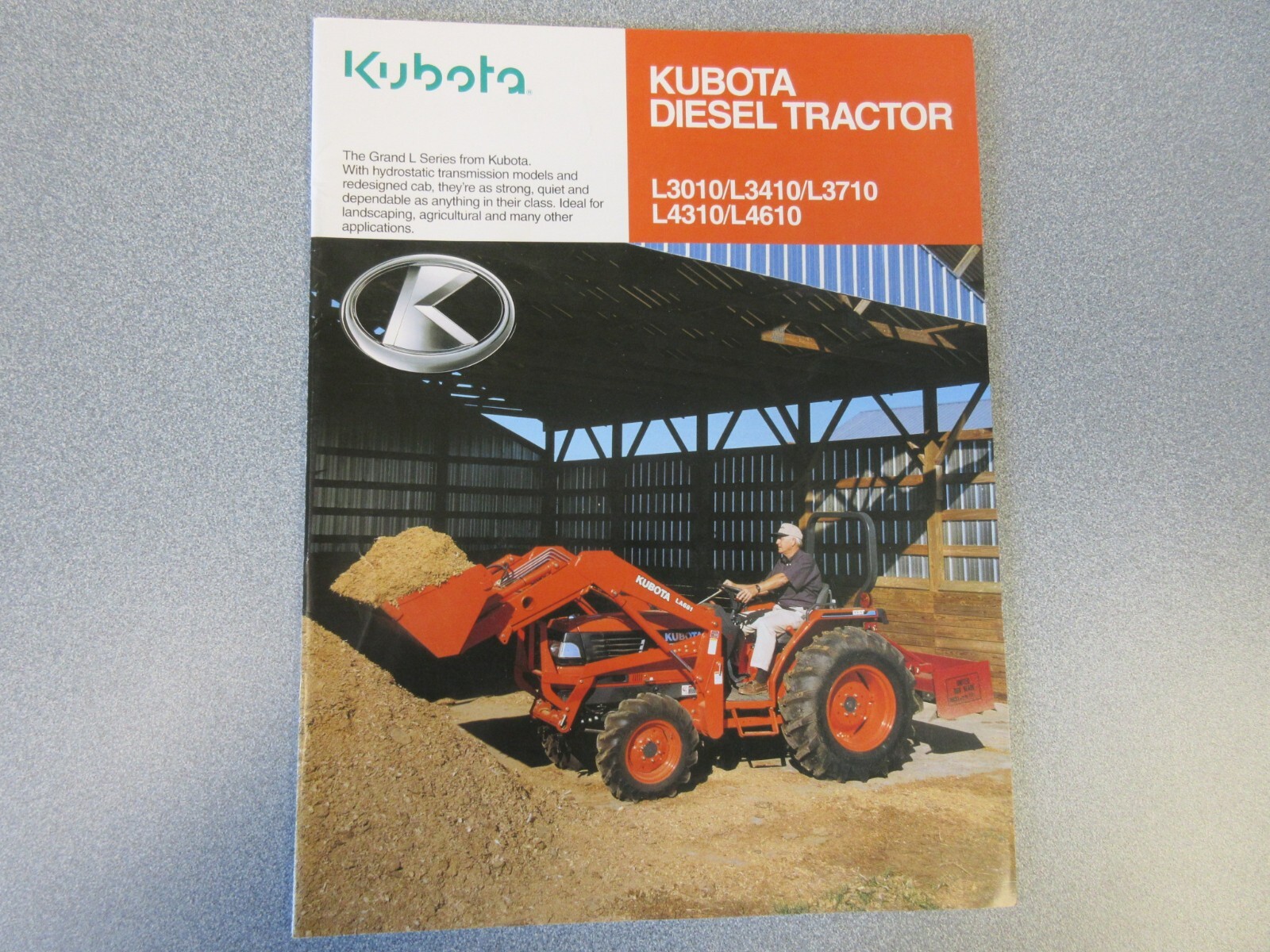 Kubota L3010, L3410, L3710, L4310, L4610 Tractor Sales Brochure 26 Page