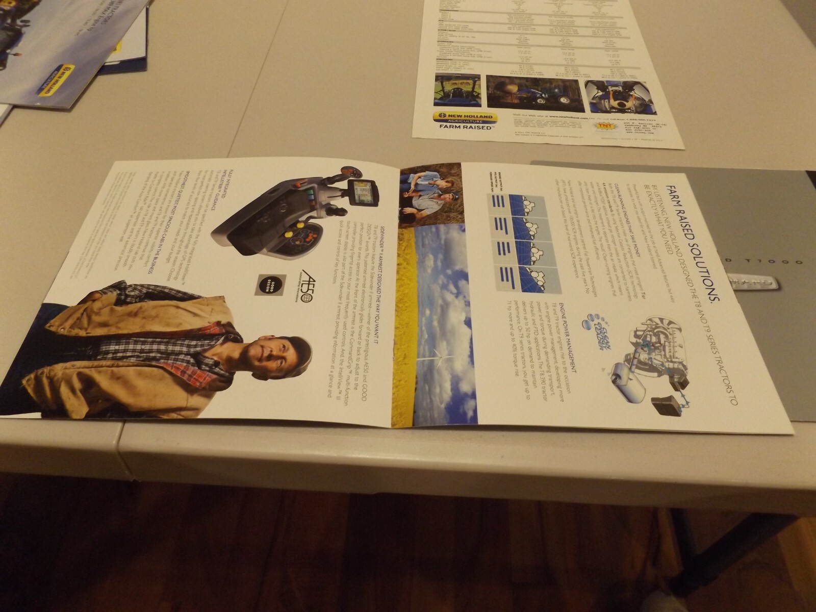 3-pc. NEW HOLLAND T7000 AUTO COMMAND,T4 SERIES, T8- T9 KNOW HOW, BRAIN /BRAWN