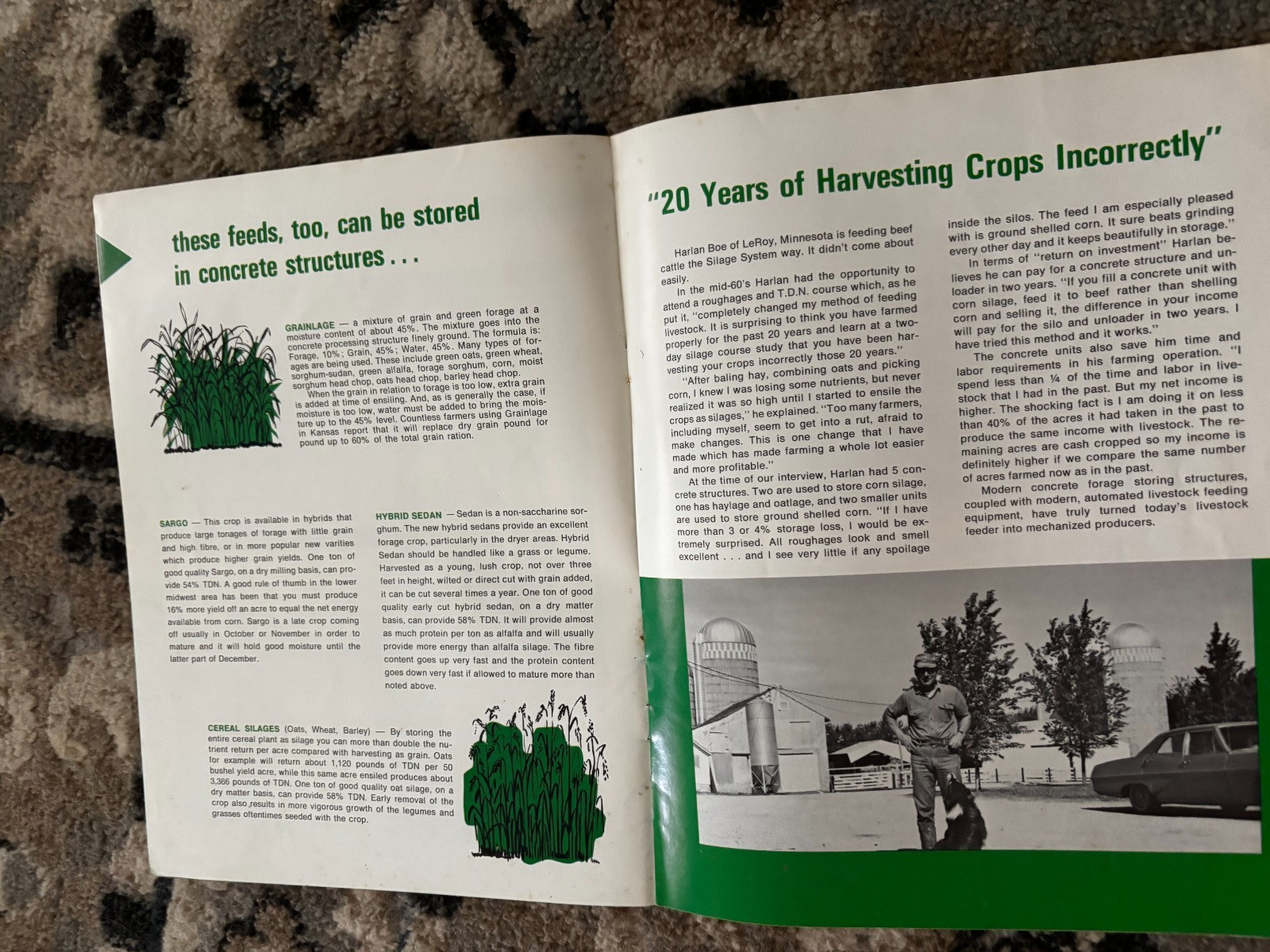 Concrete Silos & Versatility For 1972 Brochure DCPA26