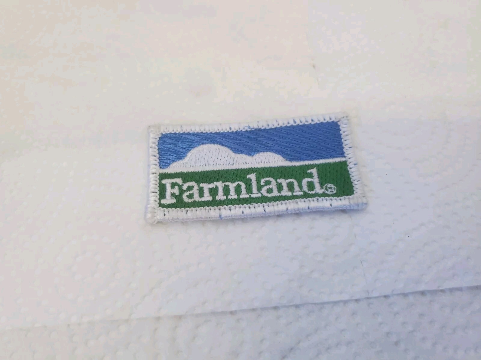 2-1/2″ X 1-1/4″ Cloth Patch Farmland Meat Packinghouse Farm Supplies