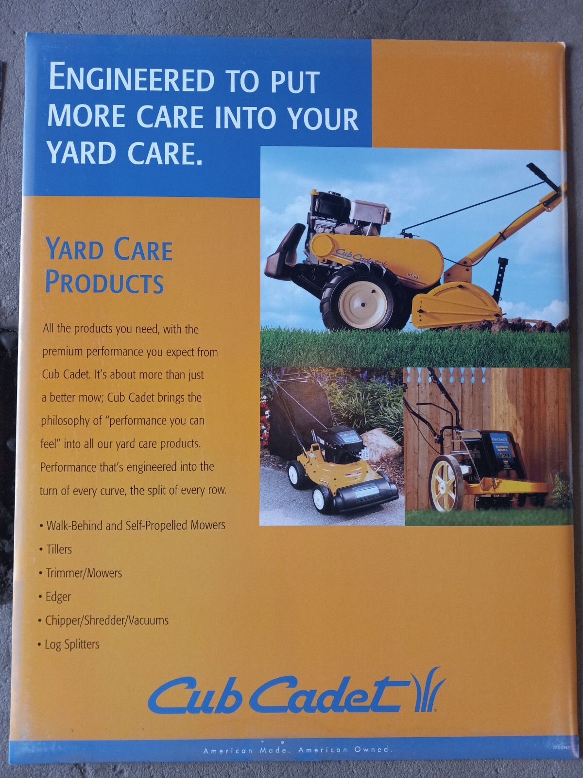 Cub Cadet The Big Event Banner and Cub Cadet Spec Posters