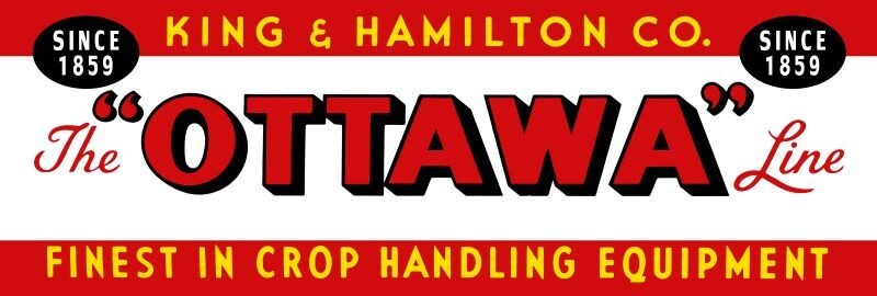 Ottawa Farm Equipment by King & Hamilton Co. NEW Sign 16×48″ USA STEEL XXL Size