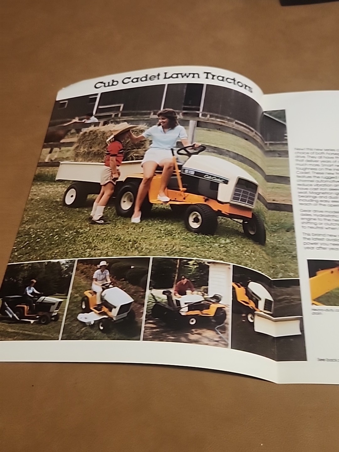 Cub Cadet 805 1105 1110 1106 1111 1605 1610 Lawn Tractor BROCHURE FREE SHIPPING