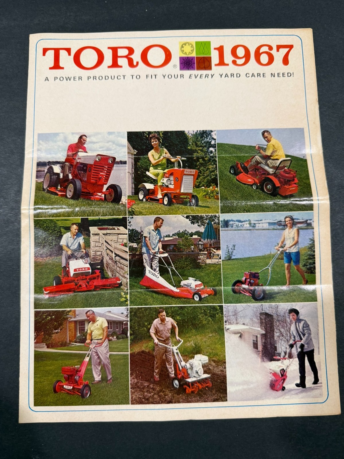 1967 Toro Lawnmower & Snowblower Brochures…..Lot of 2