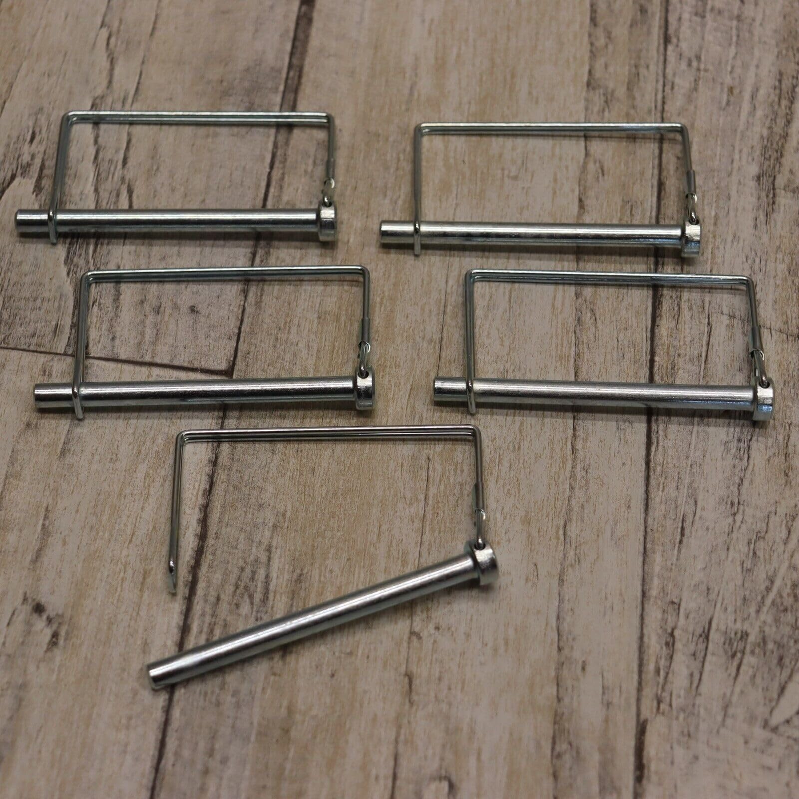 10 PCS Square Pto Pin Shaft Locking Pin 1/4 pin Hitch pin Wire Lock Pin Safet…