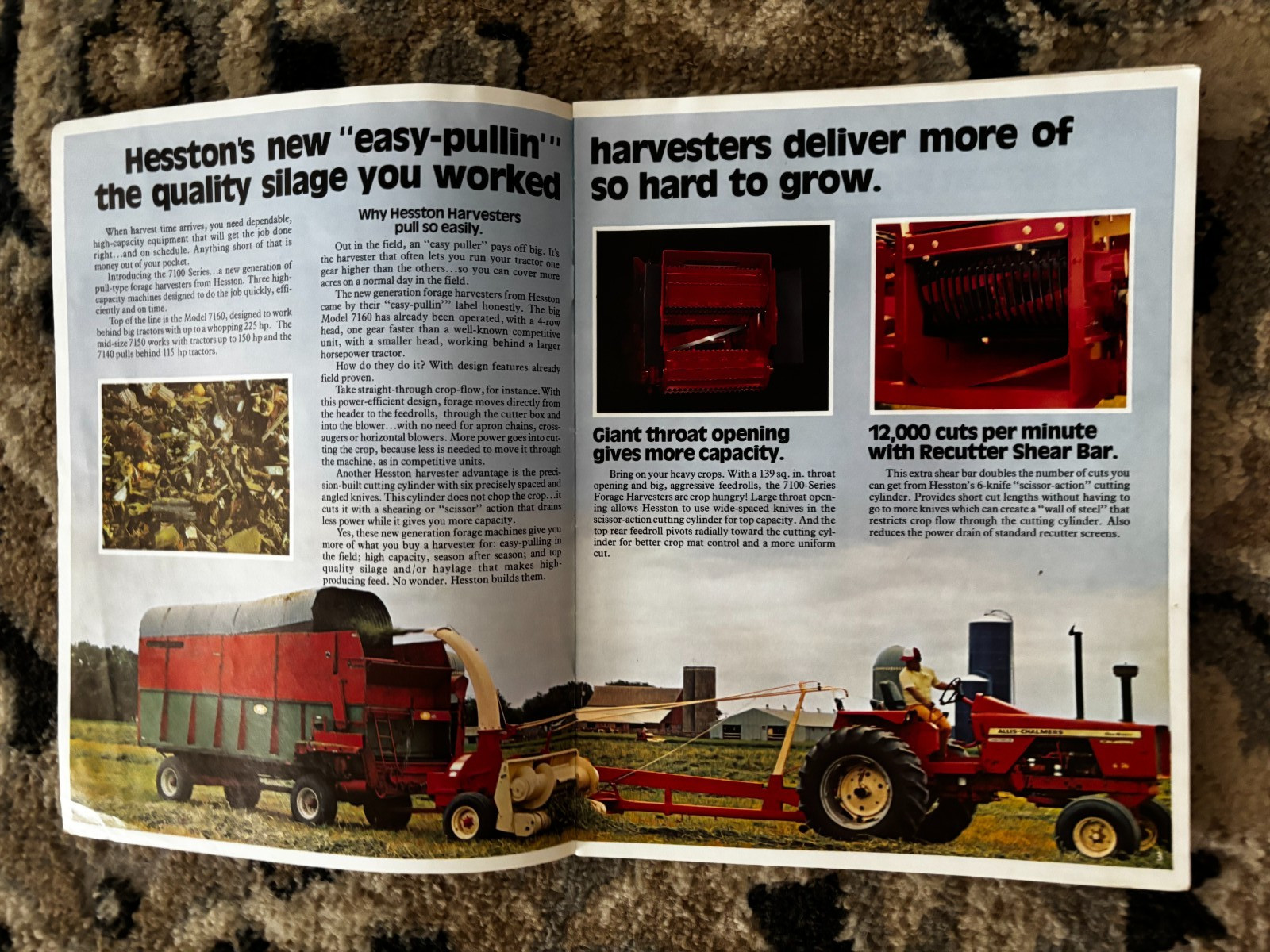 Hesston 7140 7150 7160 Pull Type Forage Harvesters For 1979 Brochure DCPA26