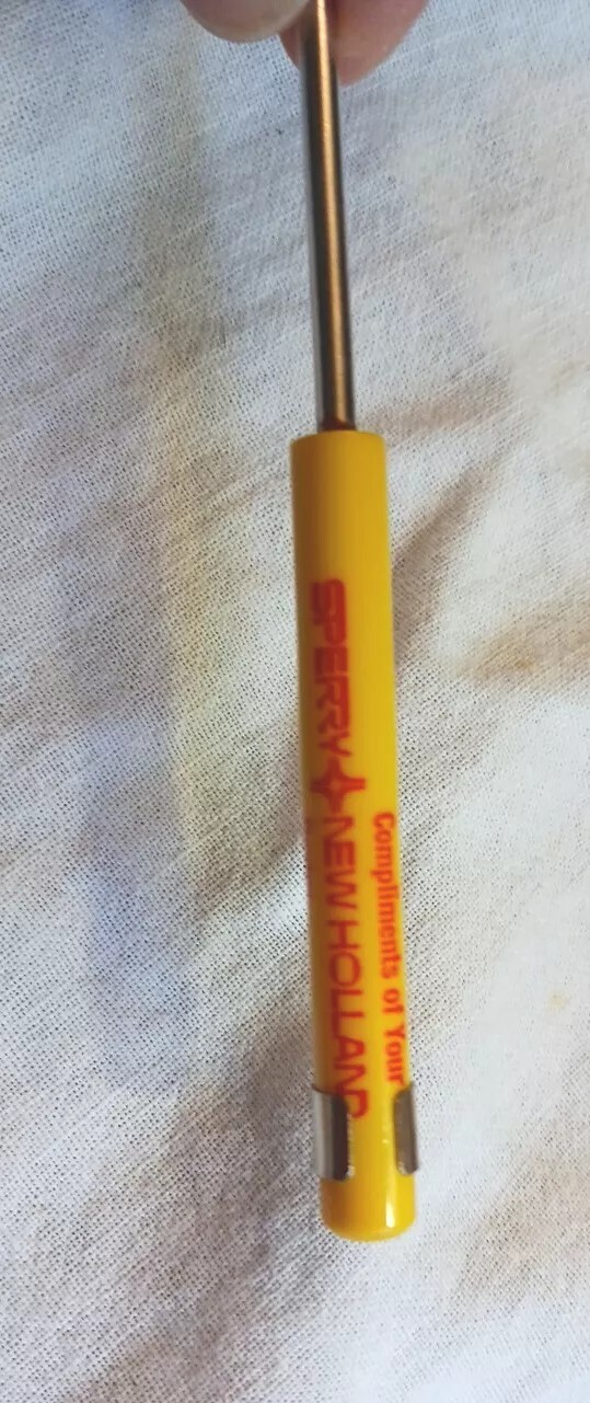 Vintage Sperry New Holland Dealer Advertising Screwdriver-4.5 In. Great Find!