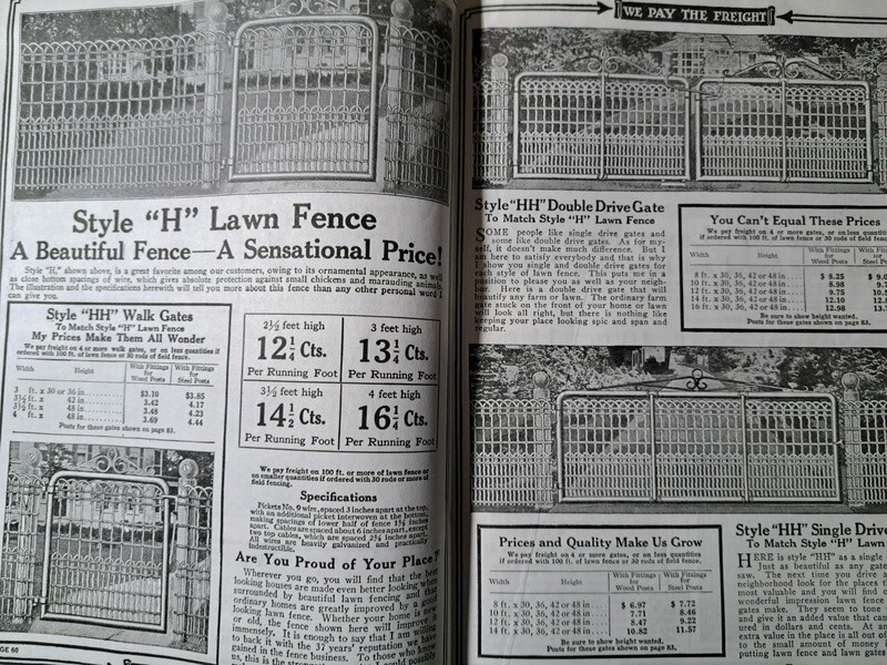 1924 Jim Brown’s Bargain Book of Fencing Gates Steel Posts Barb Wire Roofing