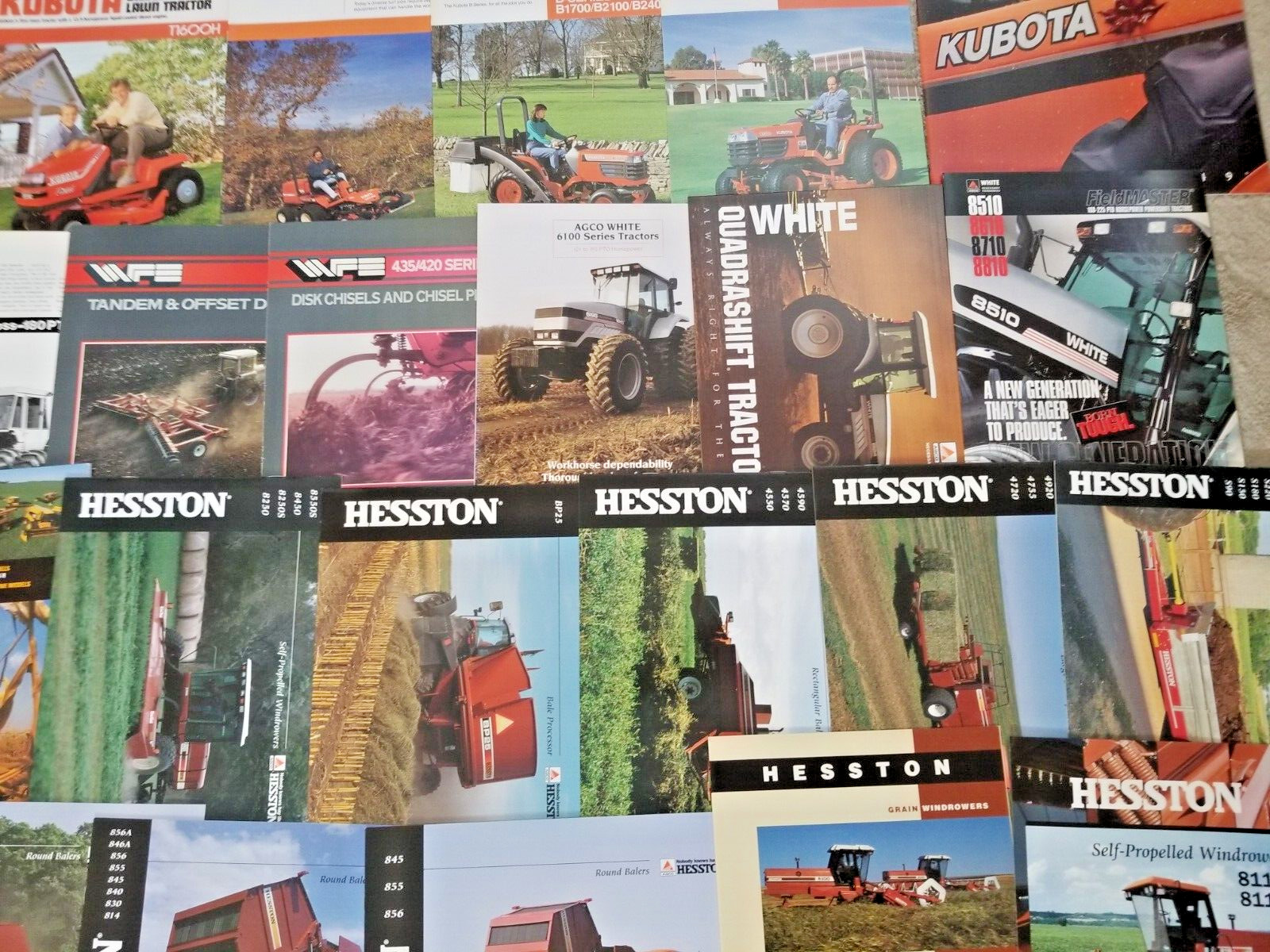 10 Pounds Of Tractor and Implement Brochures/Spec Sheets – 150+ 1980’s and Up