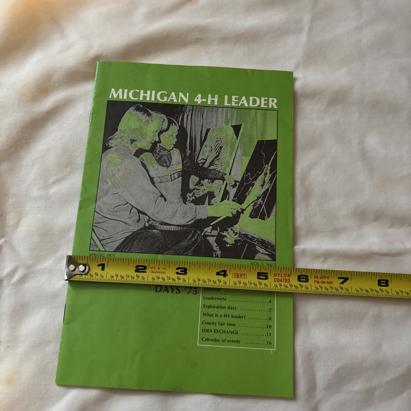 1975 Michigan 4-H Leaders’ Manual MSU Pamphlet Get Ready For Exploration