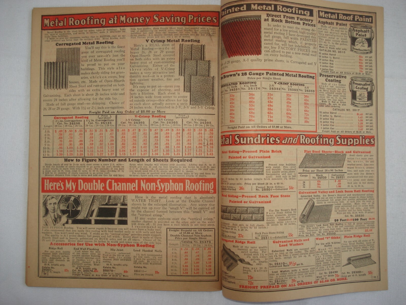 1920’S CATALOG BROWN FENCE & WIRE BARGAIN BOOK AGRICULTURAL FARM