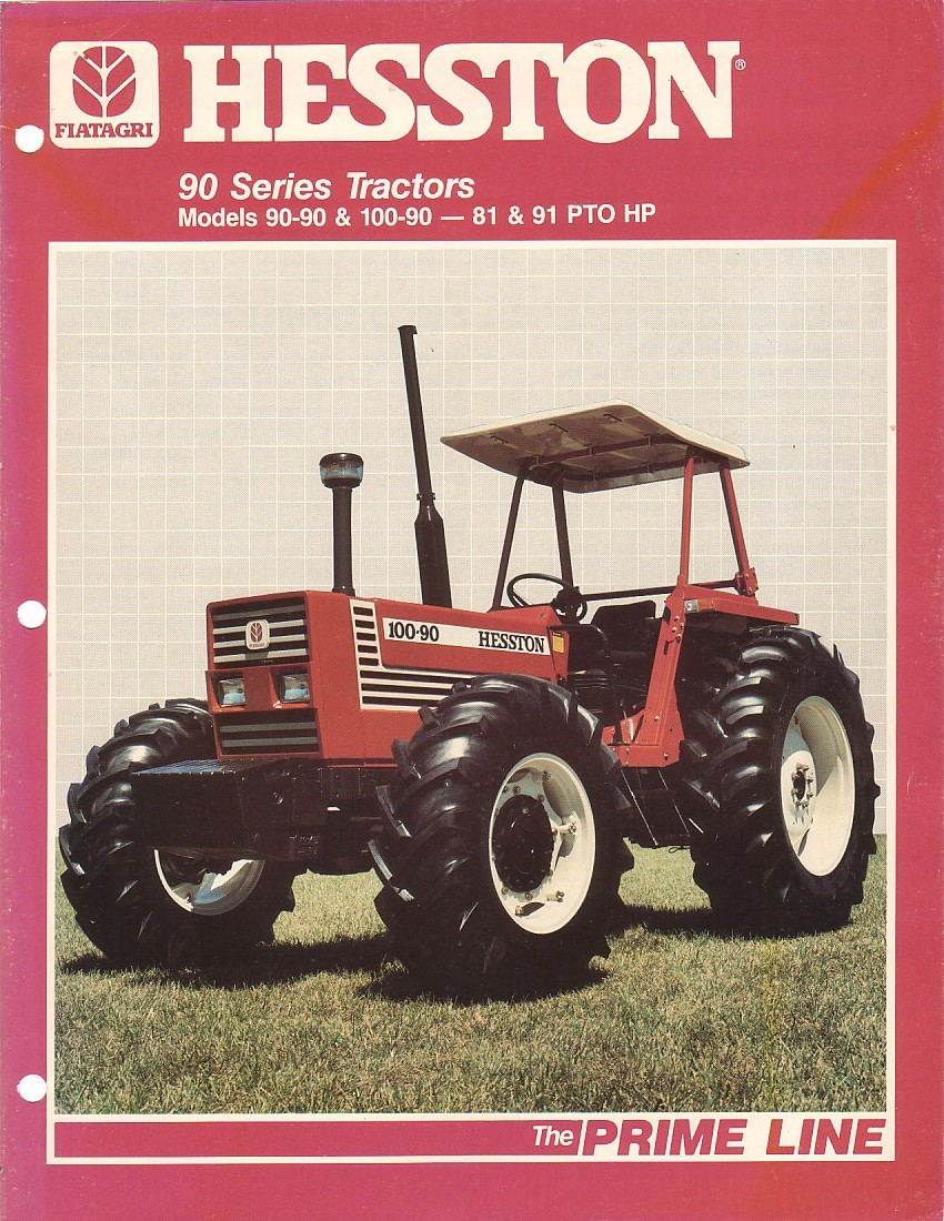 Farm Tractor Brochure – Hesston – 90-90 etal – 90 series – c1980’s (F1303)