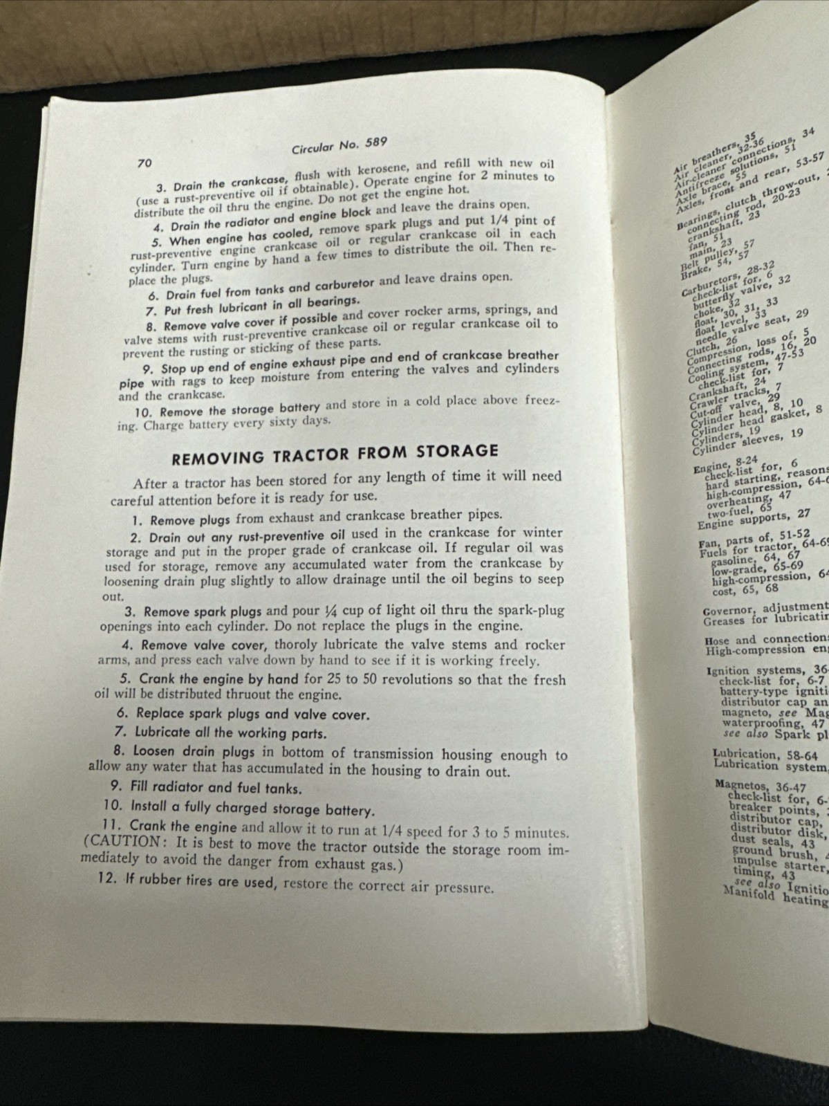Tractor Repair And Maintenance Circular 589 University Of Illinois College Of ag