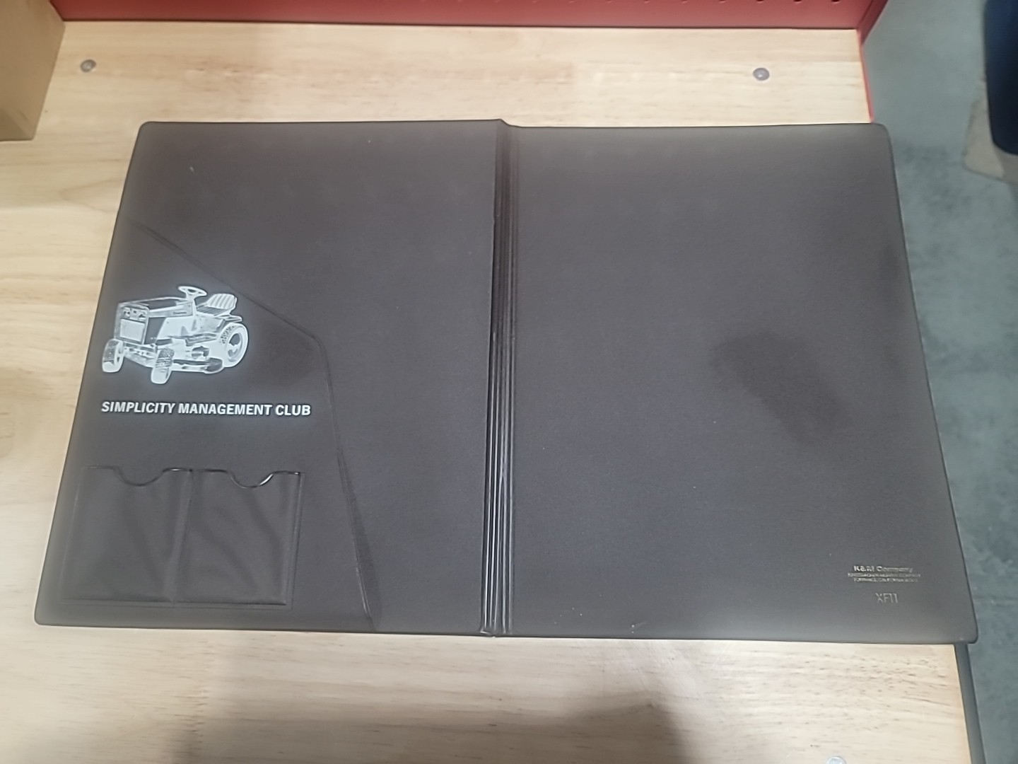 Simplicity Manufacturing Management Club Padfolio Lawn Tractors Mowers Vintage