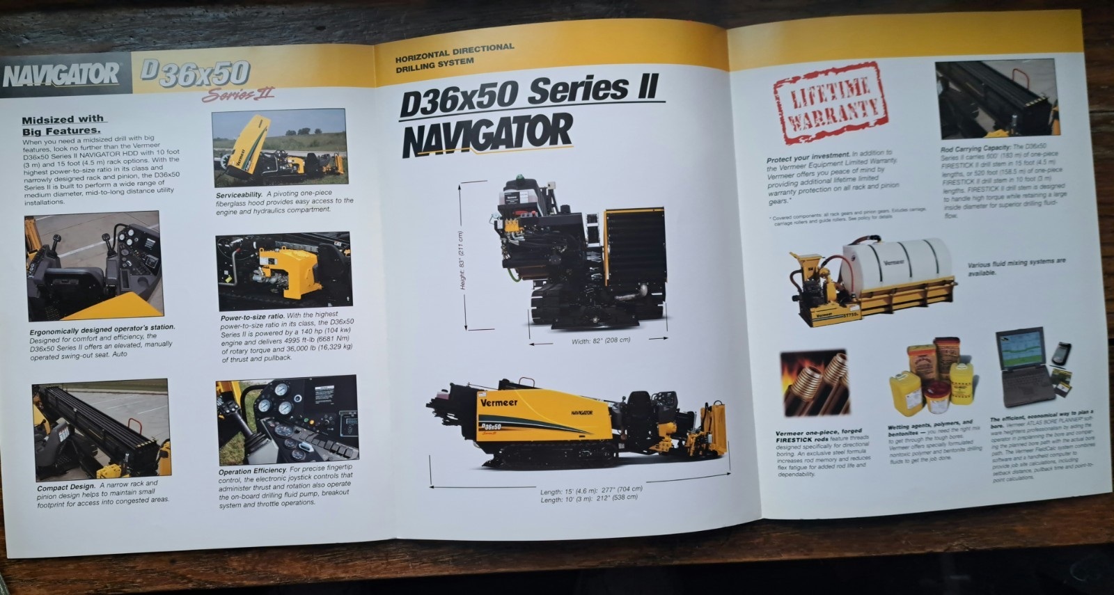 Vermeer D36x50 Horizontal Direçtional Drilling System Brochure 2006