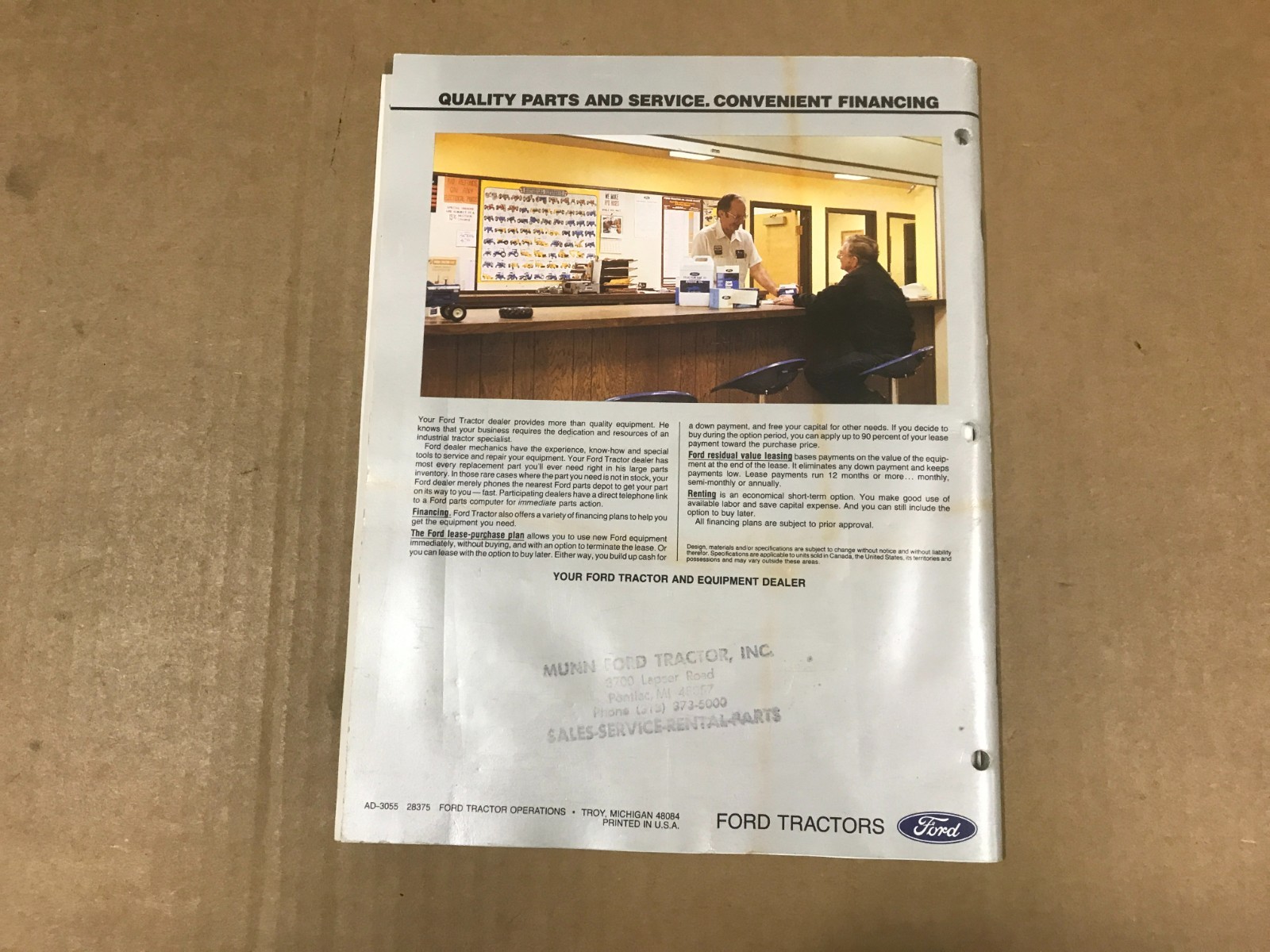 Vintage 1983 Ford Tractors Industrial Buyer’s Guide