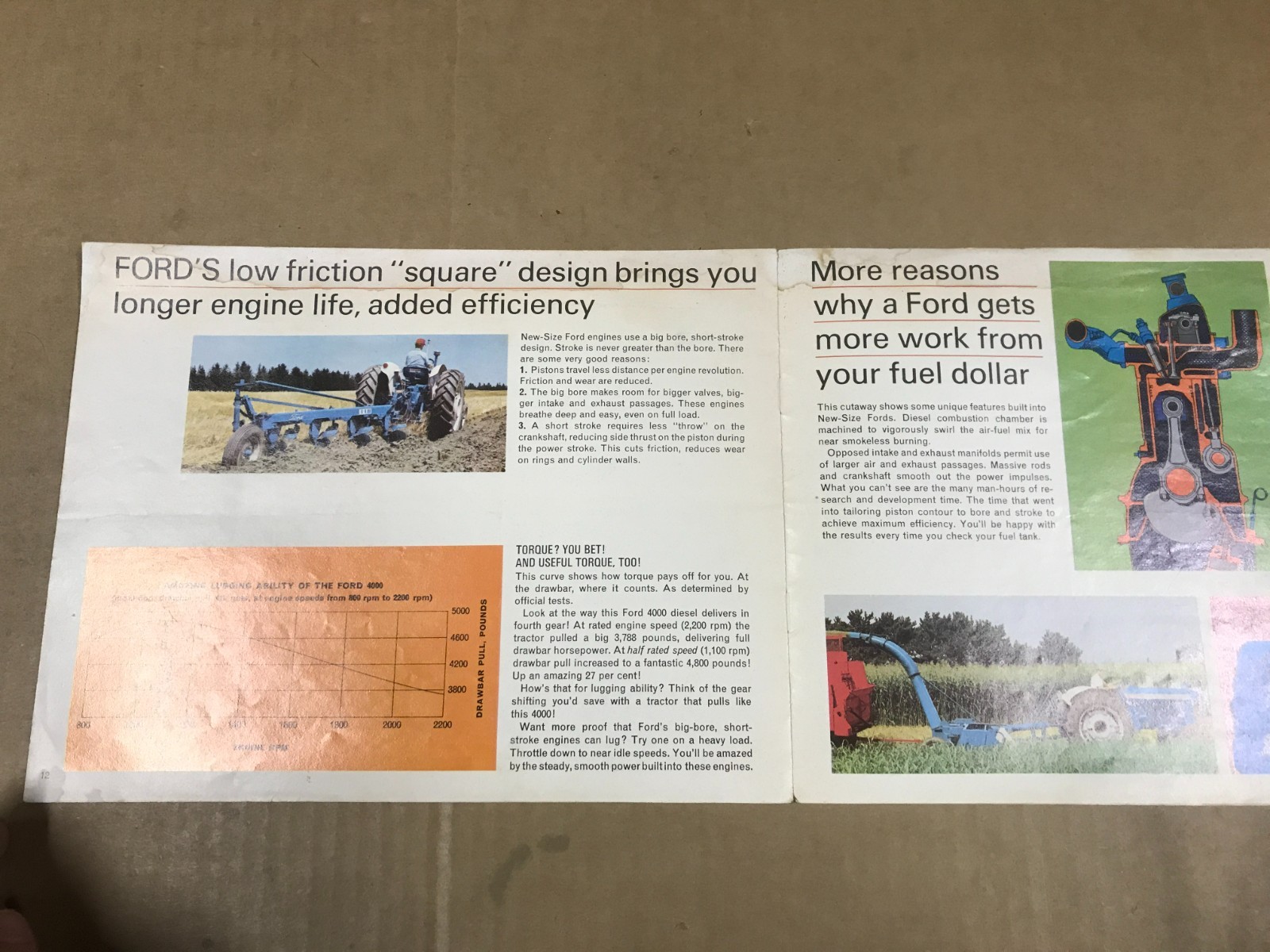 Vintage New-Size Fords – Ford Tractor Salesman Brochure