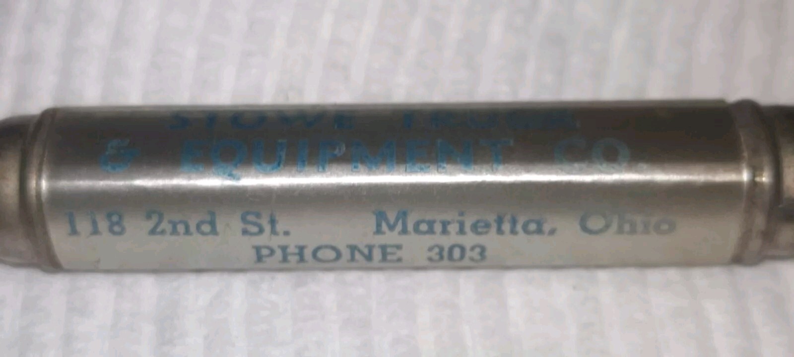 “McCORMICK-DEERING EQUIP-FARMALL TRACTORS*Stowe Truck Co*Marietta, Ohio” Pencil