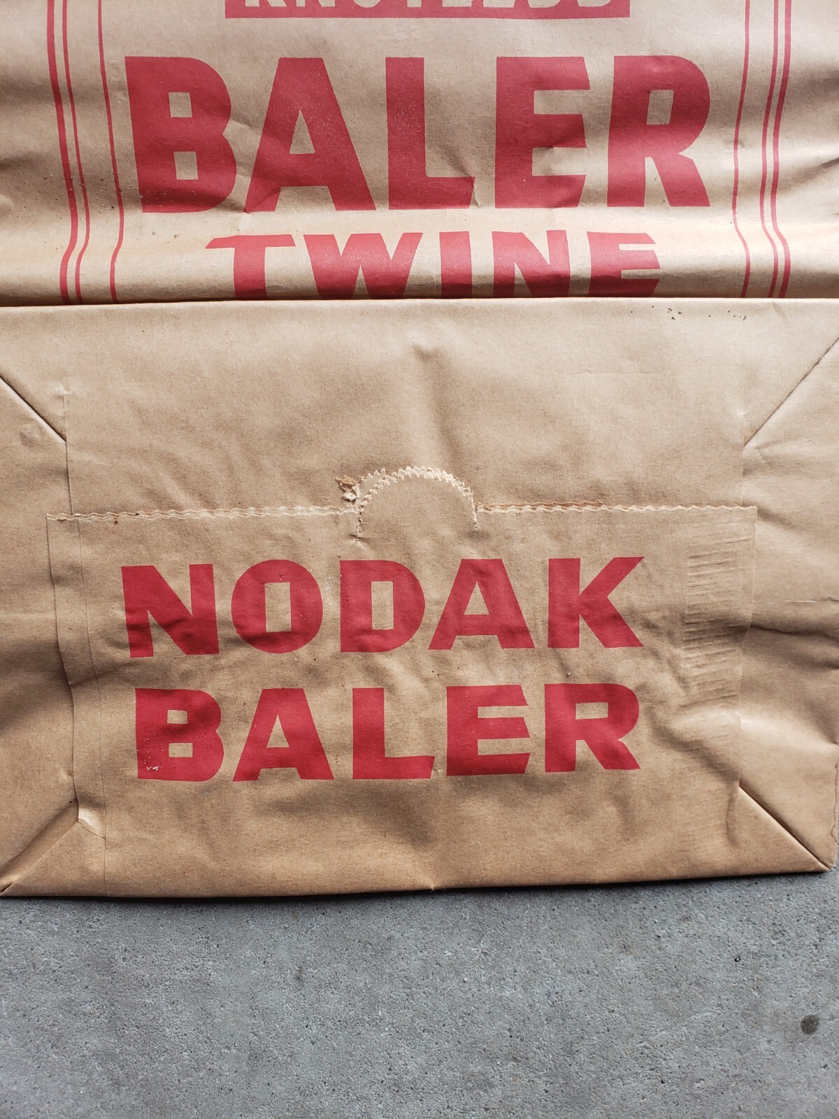NoDak Knotless Baler Twine Bag Twine Manufactured at State Penitentiary