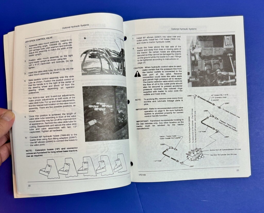 Farmhand GL545 Loader Parts Setup & Operators Manual
