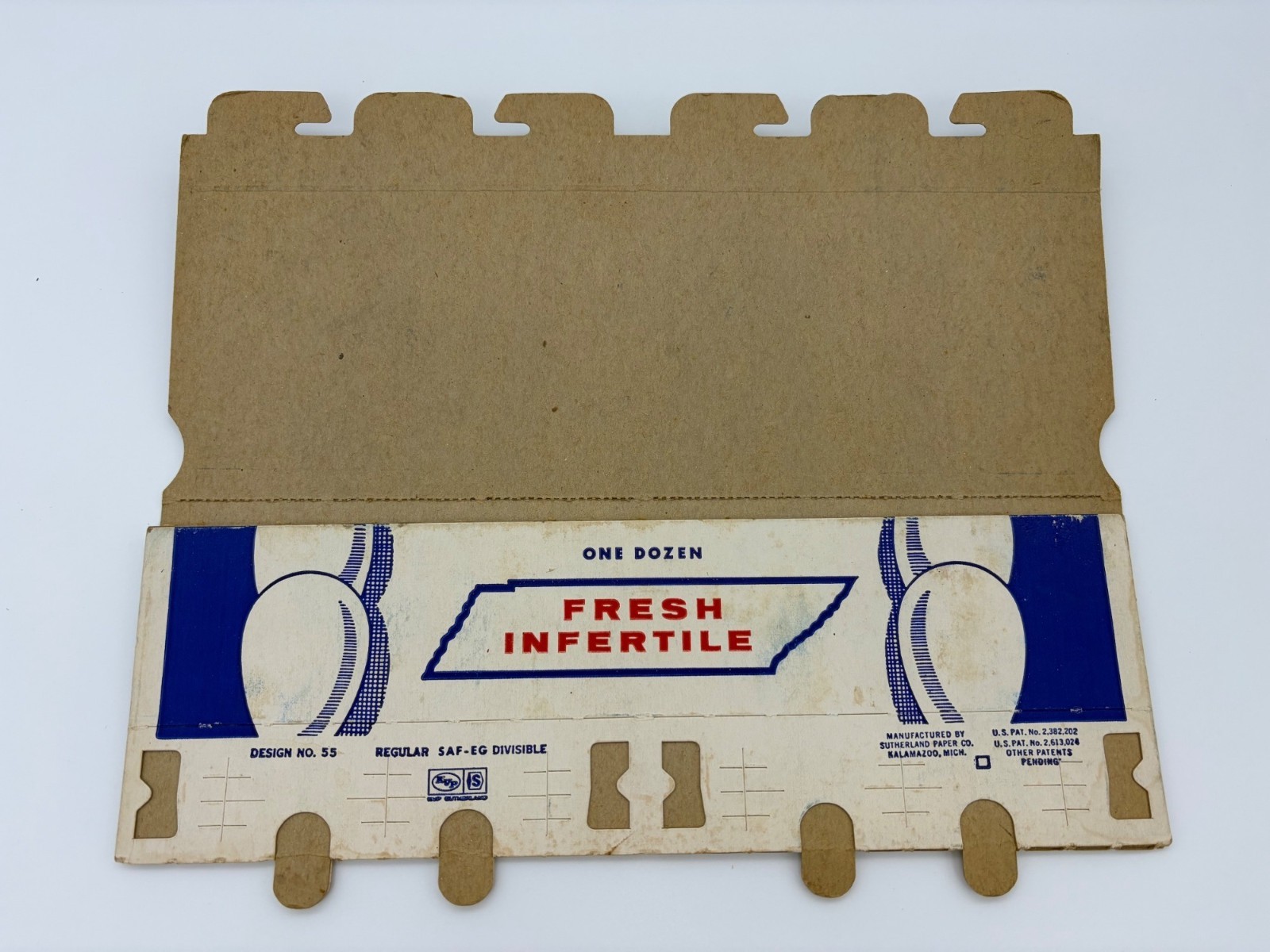 Vintage Scott’s Egg Farm Knoxville TENN Egg Cartons Pair Grade A Medium Local Ad