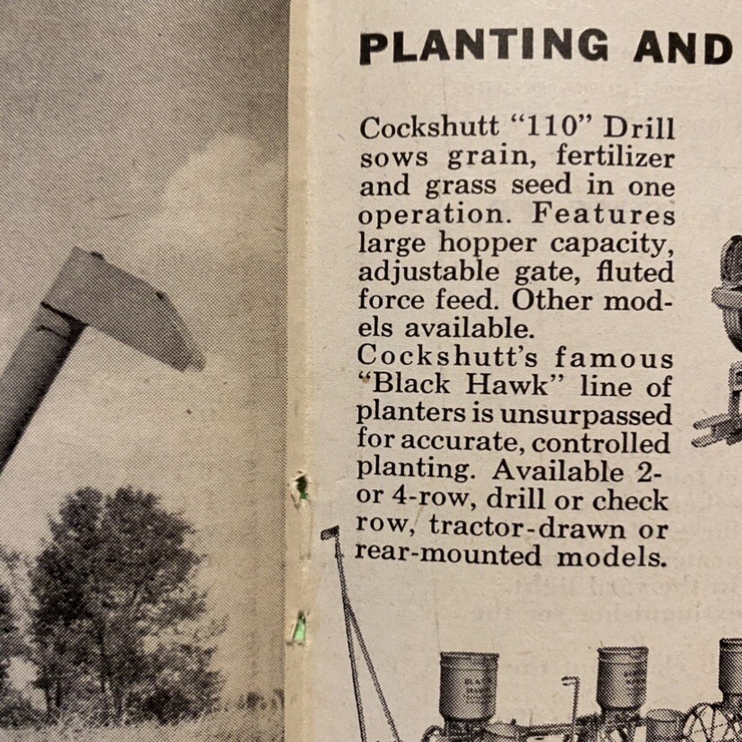 Original 1953 COCKSHUTT Tractors Print Ad LOT. 20, 30, 40, 50. Antique.