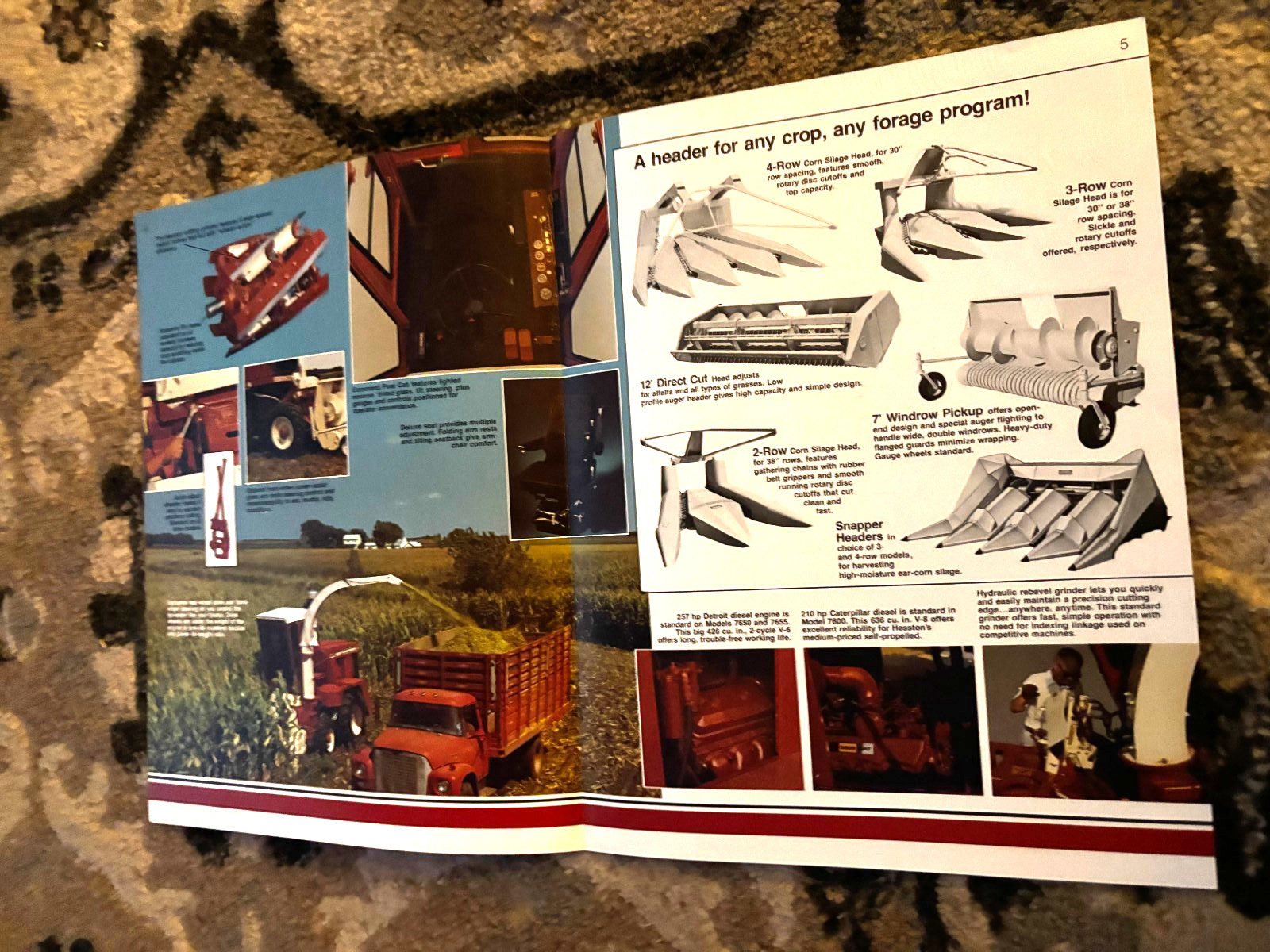 Hesston Field Queen Forage Harvesters For 1981 Brochure DCPA26
