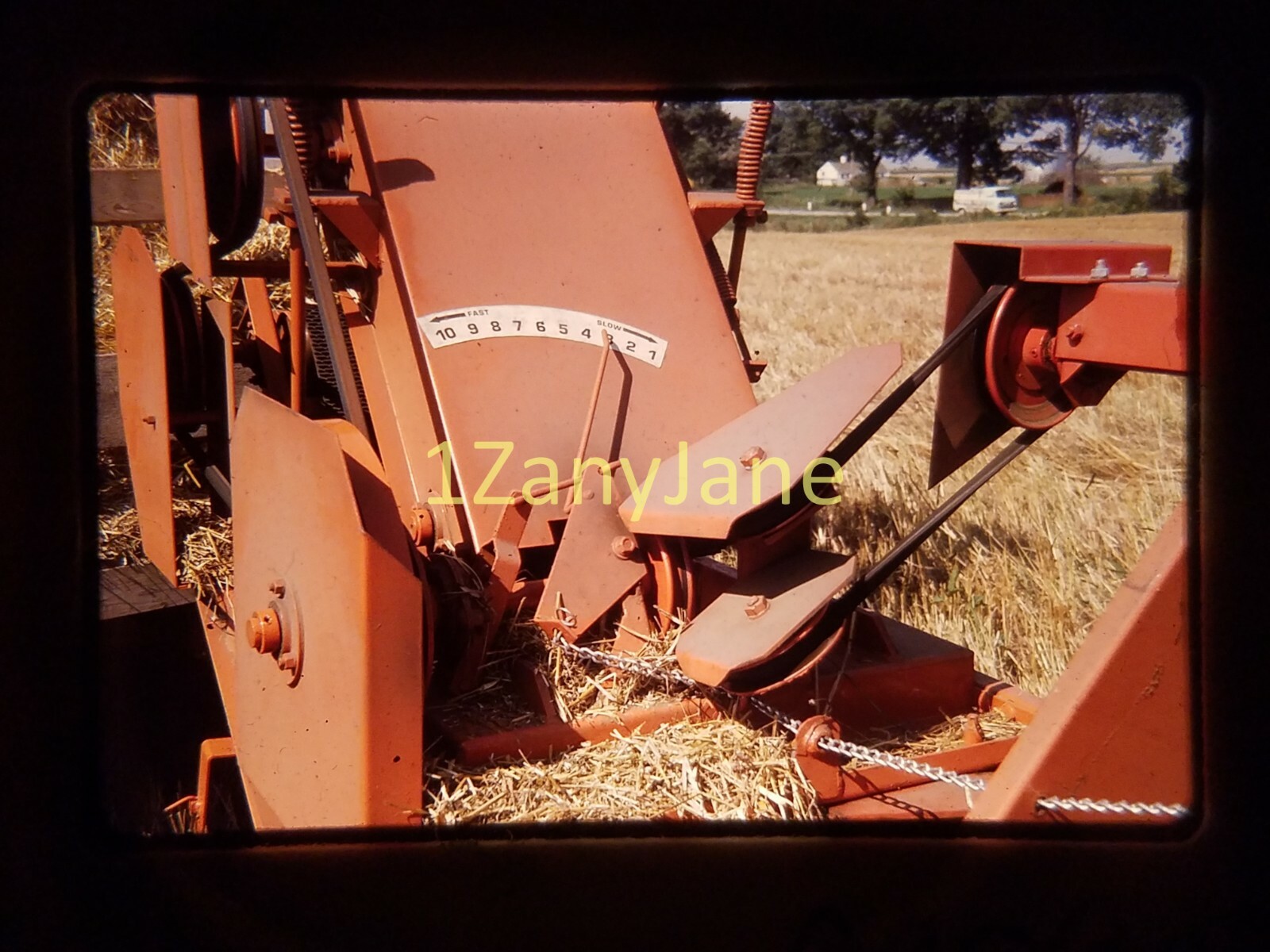AC0902 35mm Slide of an Allis-Chalmers from MEDIA ARCHIVES HAY BALER