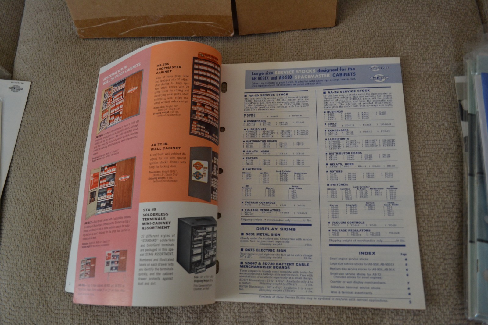 VTG 1972 Standard Blue Streak Stockmaster Plan Catalog & Dealer Bonus