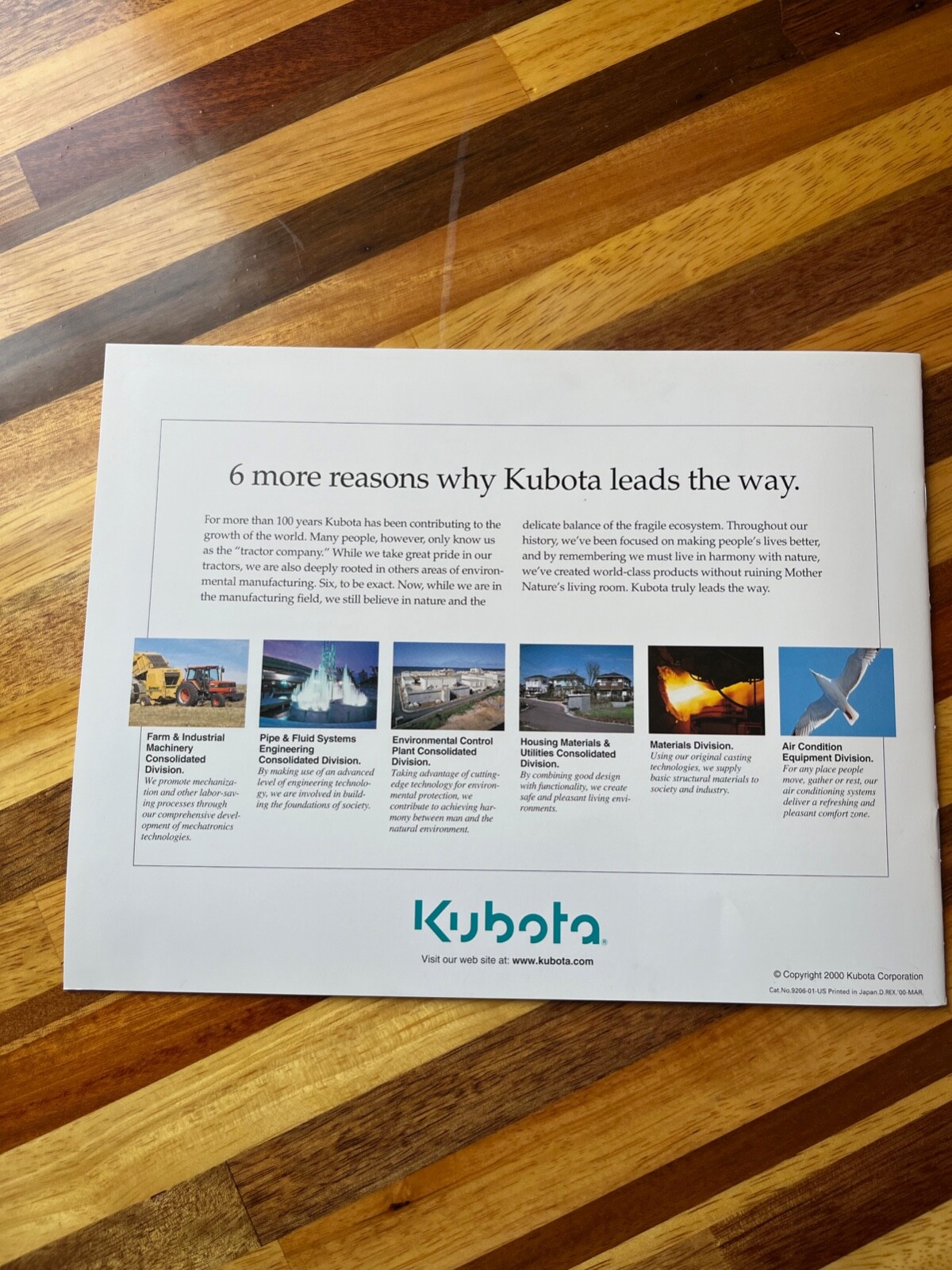 2000 Americans on Kubota B/L-Series Compact Tractors Advertisement Brochure