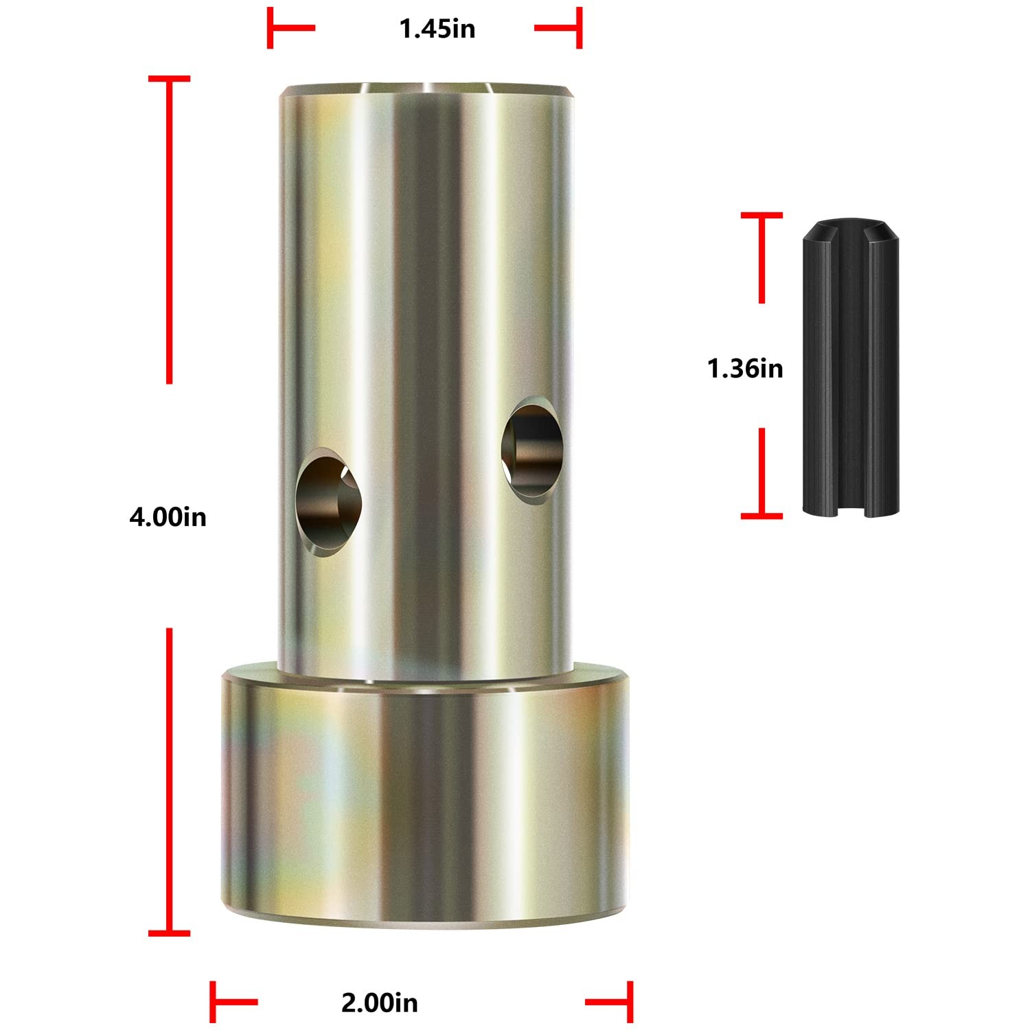 4 Pairs of Cat 1 Quick Hitch Adapter Bushings Set for Category I 3-Point Trac…