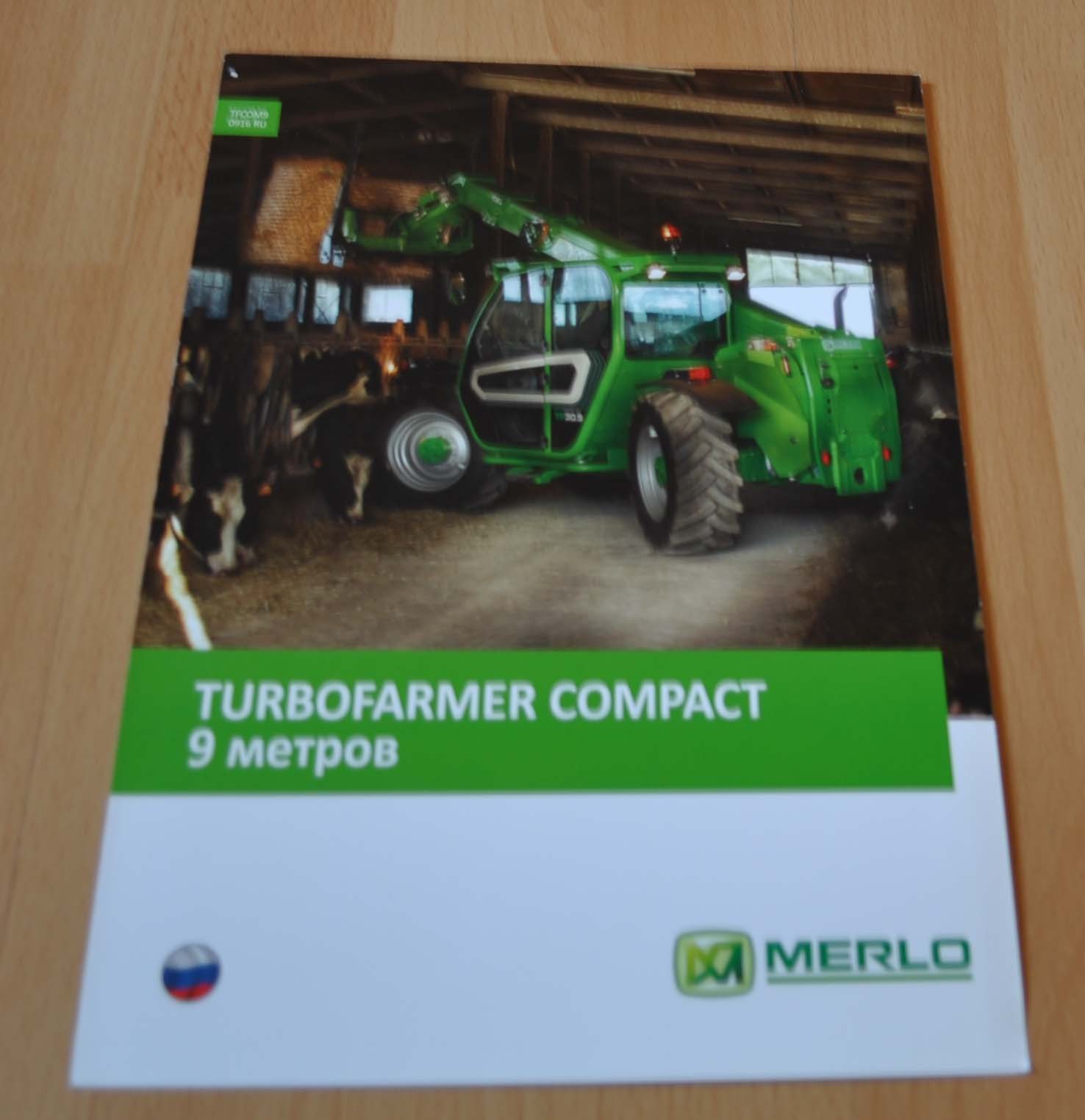 Merlo Turbofarmer Compact Wheel Loader Tractor Agriculture Brochure Prospekt