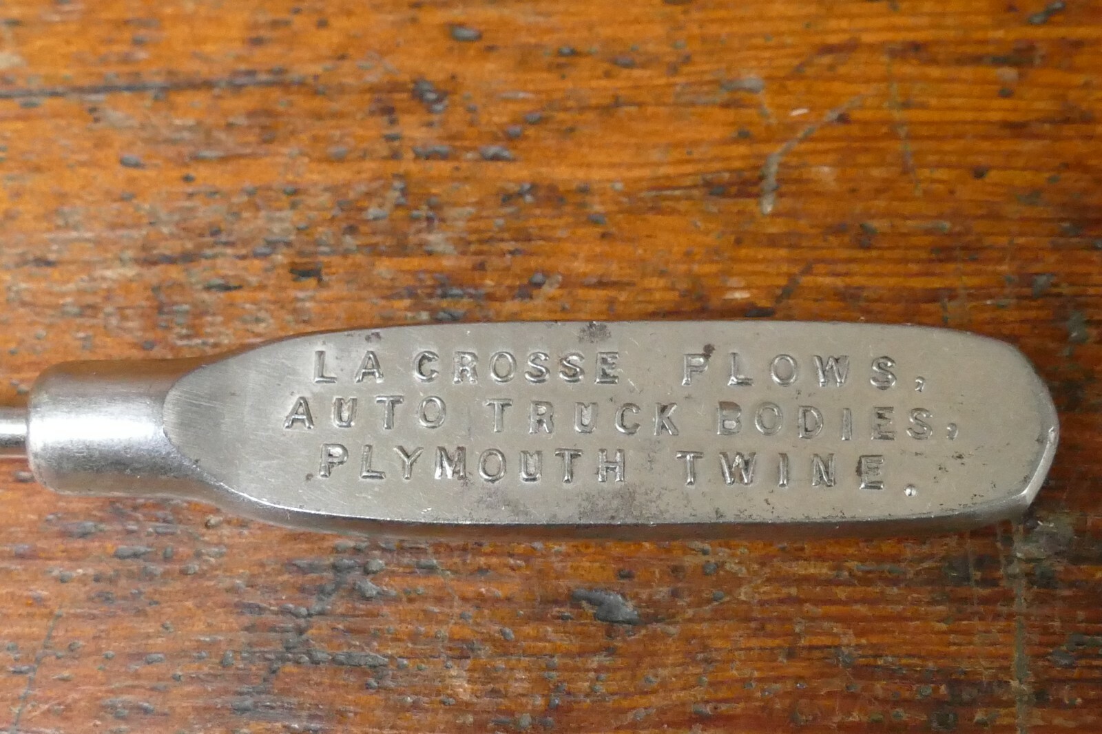 Vintage Lindsay Bros Co Farm Machinery Advertising Screwdriver Minneapolis MN
