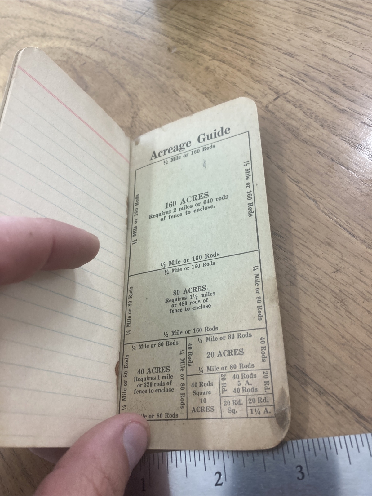 Red Brand Fence Keystone Steel Farmer’s Pocket Memo Book Peoria Illinois
