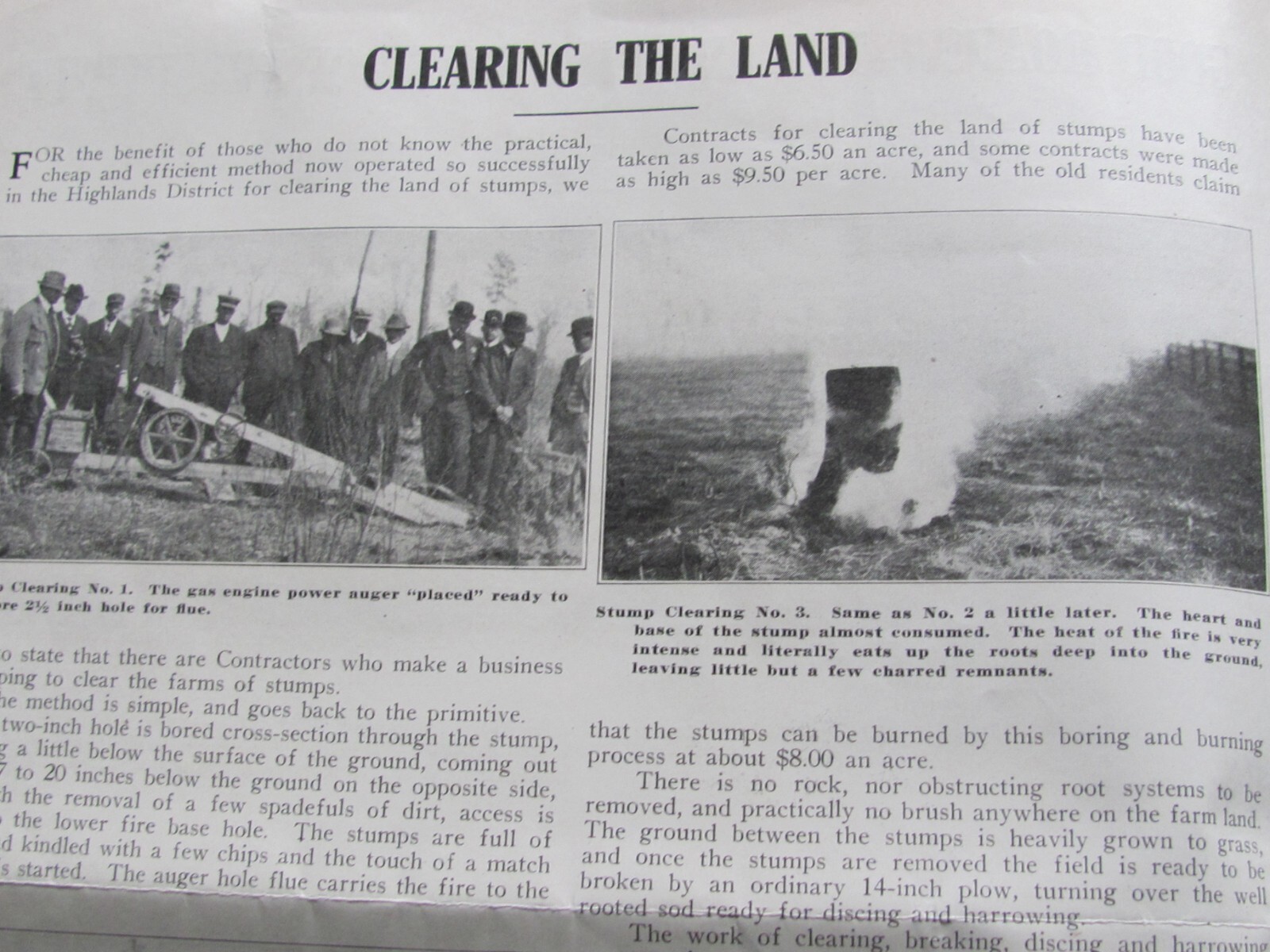 1910’S SALE BROCHURE HIGHLANDS LOUISIANA LAND BY LONG BELL FARM LAND CORP
